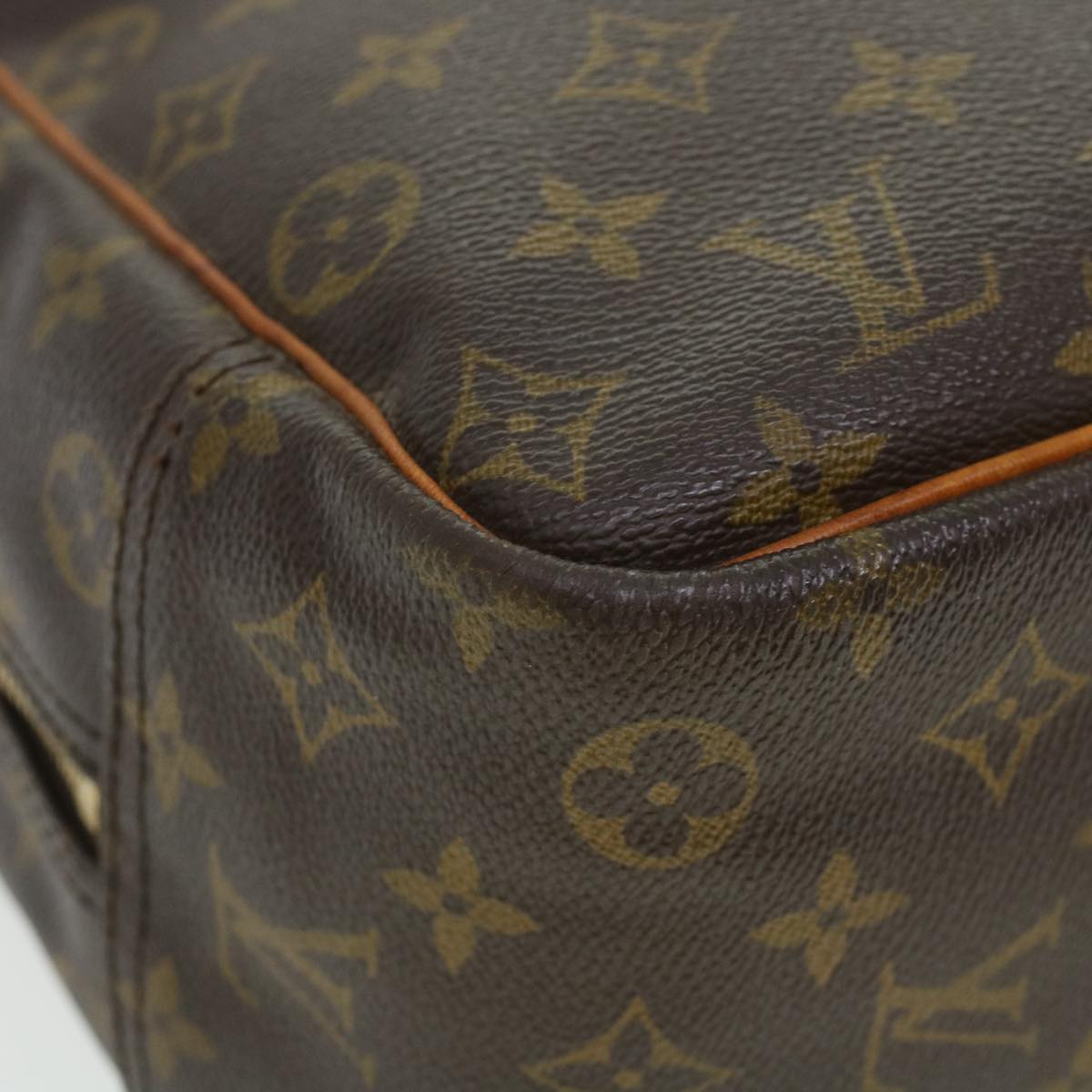 LOUIS VUITTON Monogram Deauville Hand Bag M47270 LV Auth 43593