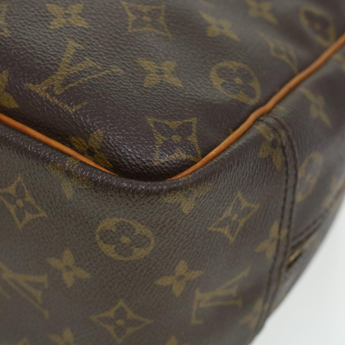 LOUIS VUITTON Monogram Deauville Hand Bag M47270 LV Auth 43593