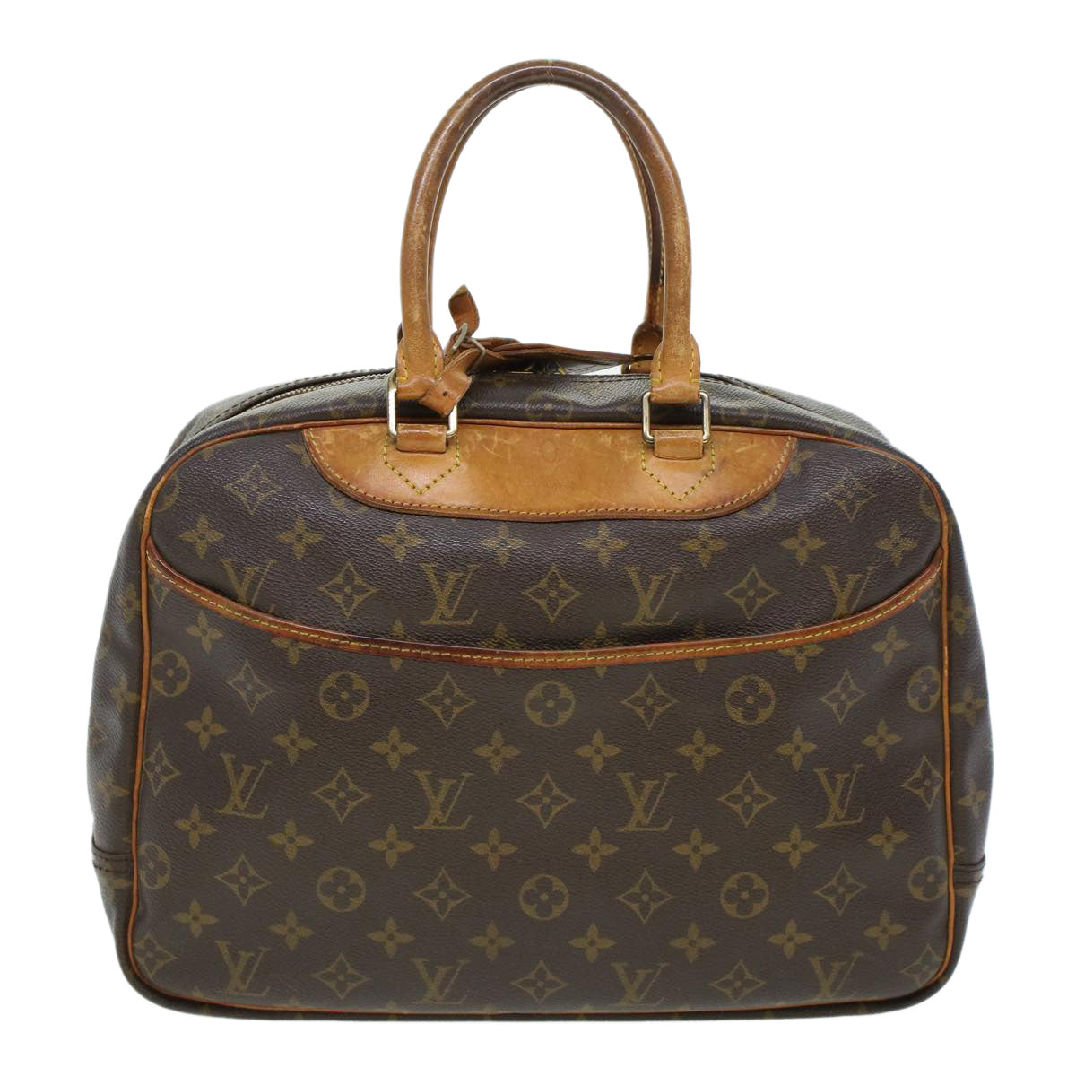 LOUIS VUITTON Monogram Deauville Hand Bag M47270 LV Auth 43593