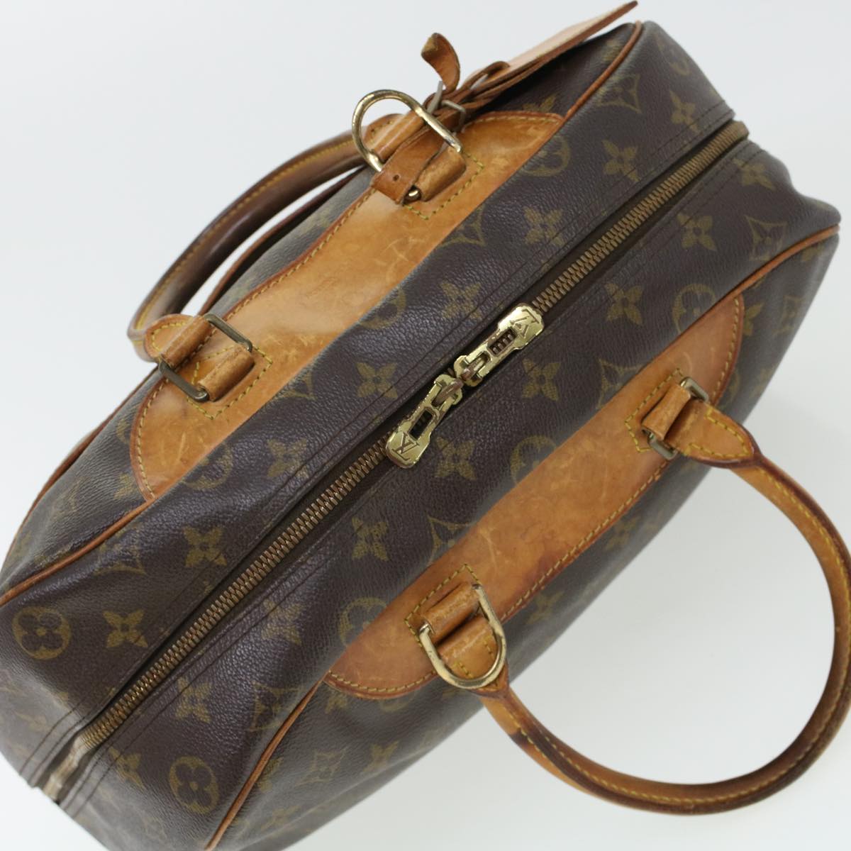 LOUIS VUITTON Monogram Deauville Hand Bag M47270 LV Auth 43593