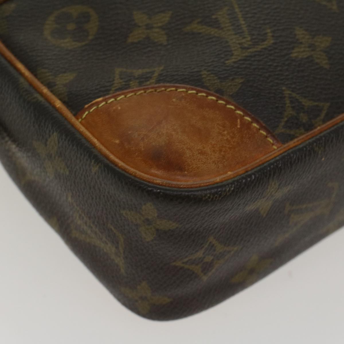 LOUIS VUITTON Monogram Compiegne 28 Clutch Bag M51845 LV Auth 43621