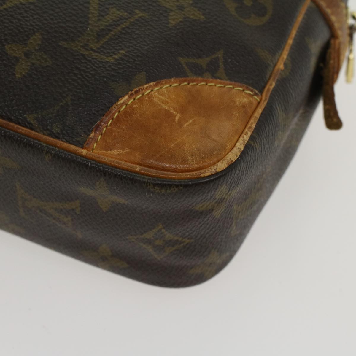 LOUIS VUITTON Monogram Compiegne 28 Clutch Bag M51845 LV Auth 43621