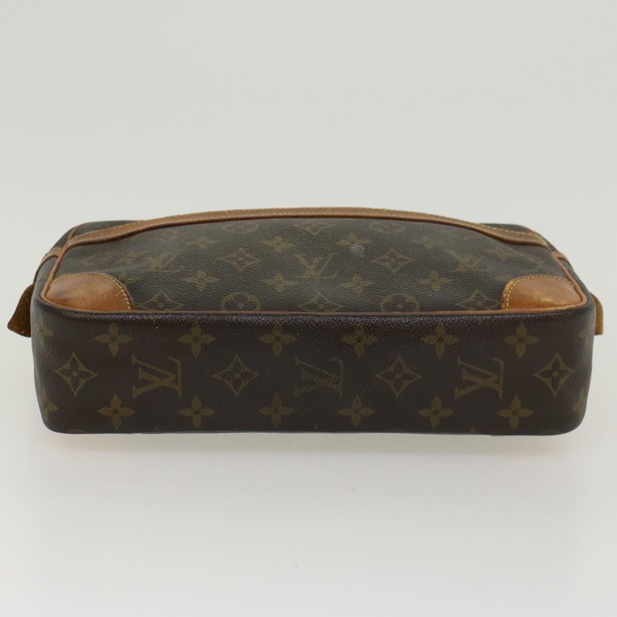 LOUIS VUITTON Monogram Compiegne 28 Clutch Bag M51845 LV Auth 43621