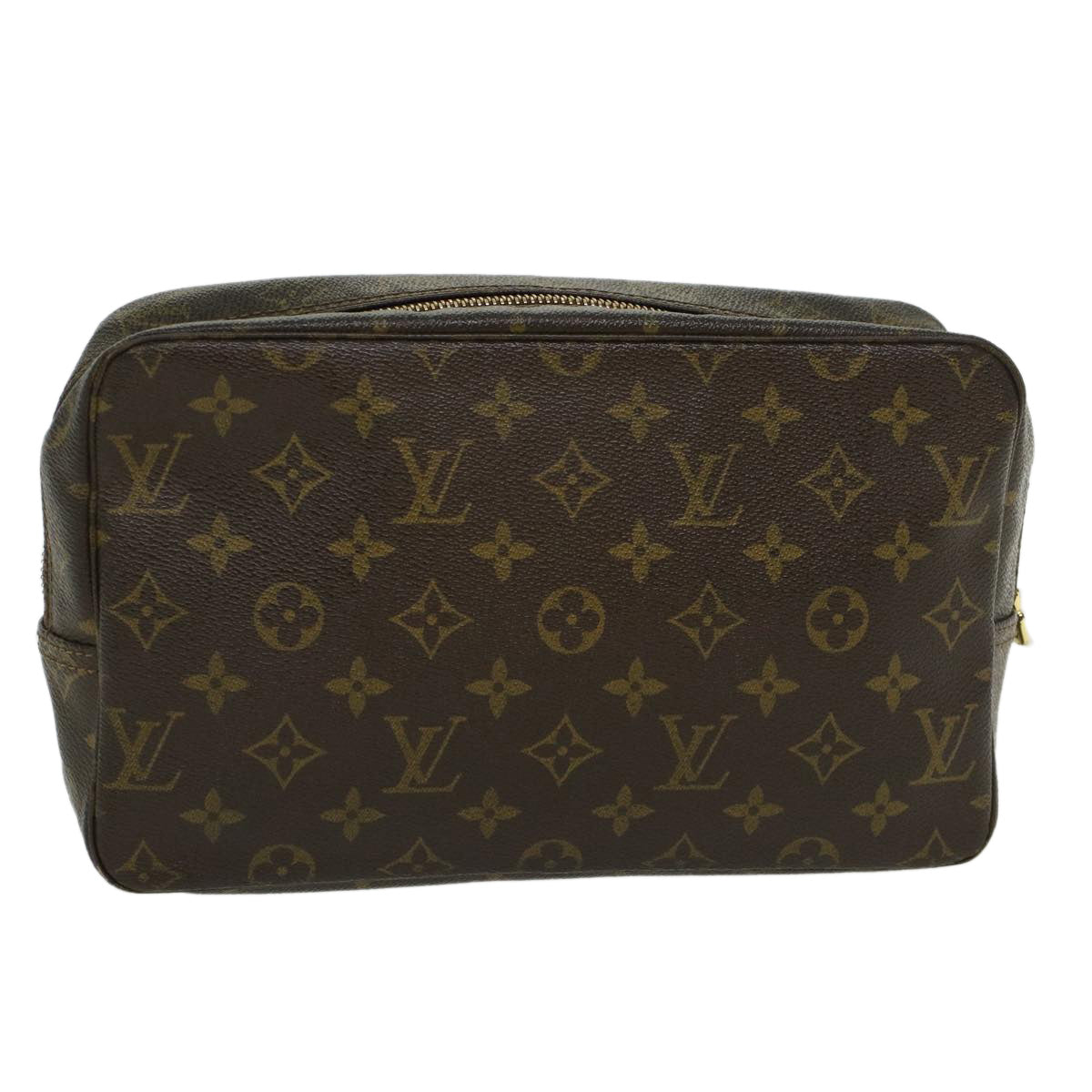 LOUIS VUITTON Monogram Trousse Toilette 28 Clutch Bag M47522 LV Auth 43622