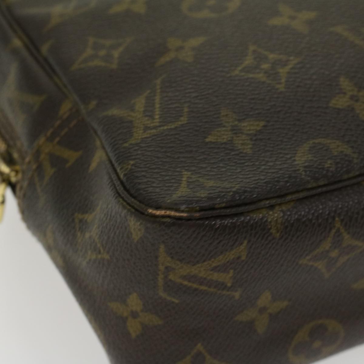 LOUIS VUITTON Monogram Trousse Toilette 28 Clutch Bag M47522 LV Auth 43622