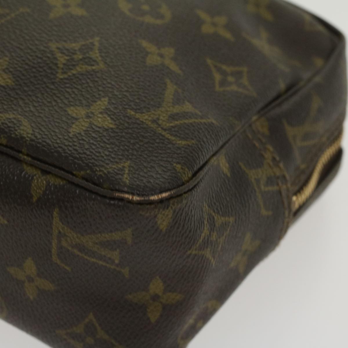 LOUIS VUITTON Monogram Trousse Toilette 28 Clutch Bag M47522 LV Auth 43622