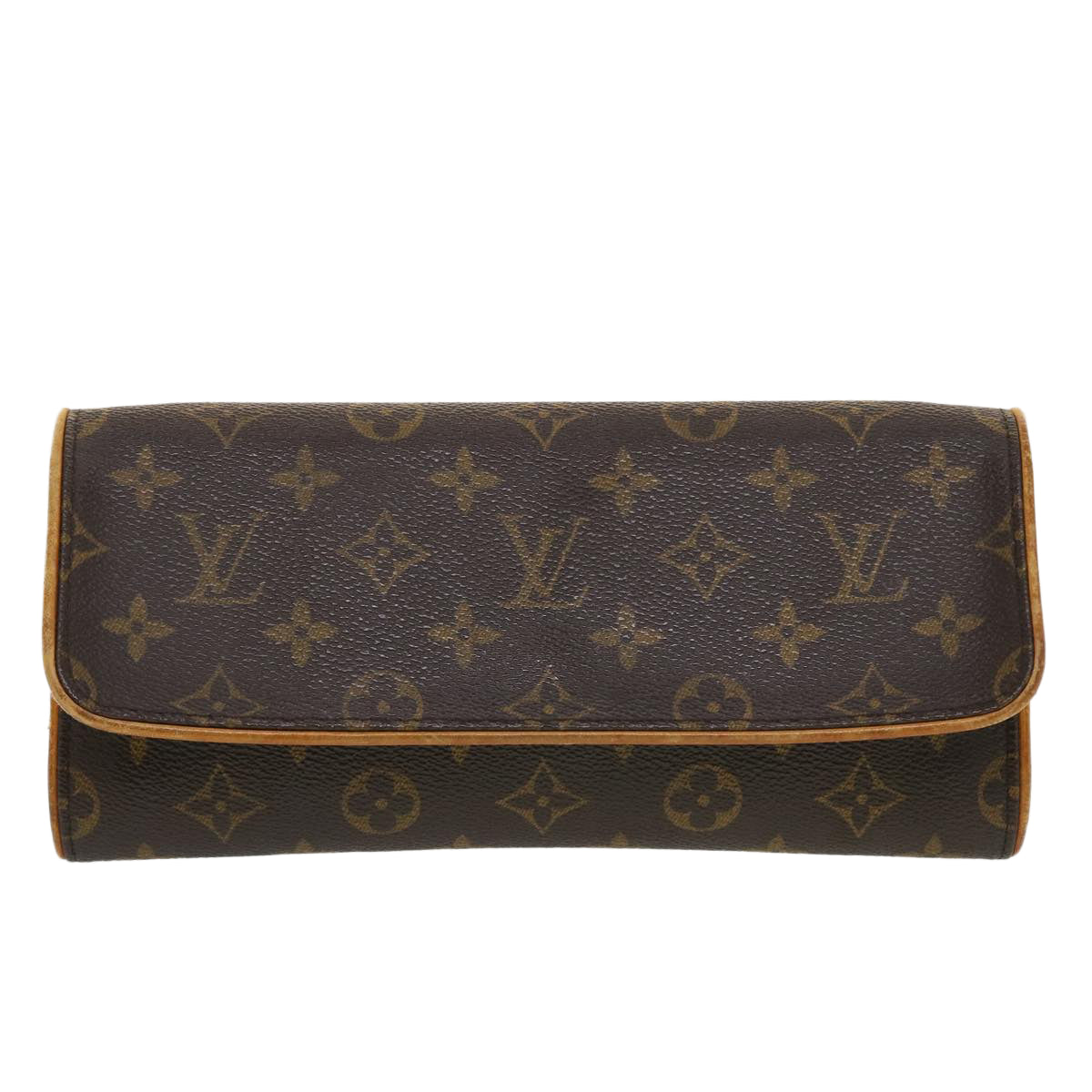 LOUIS VUITTON Monogram Pochette Twin GM Shoulder Bag M51852 LV Auth 43641