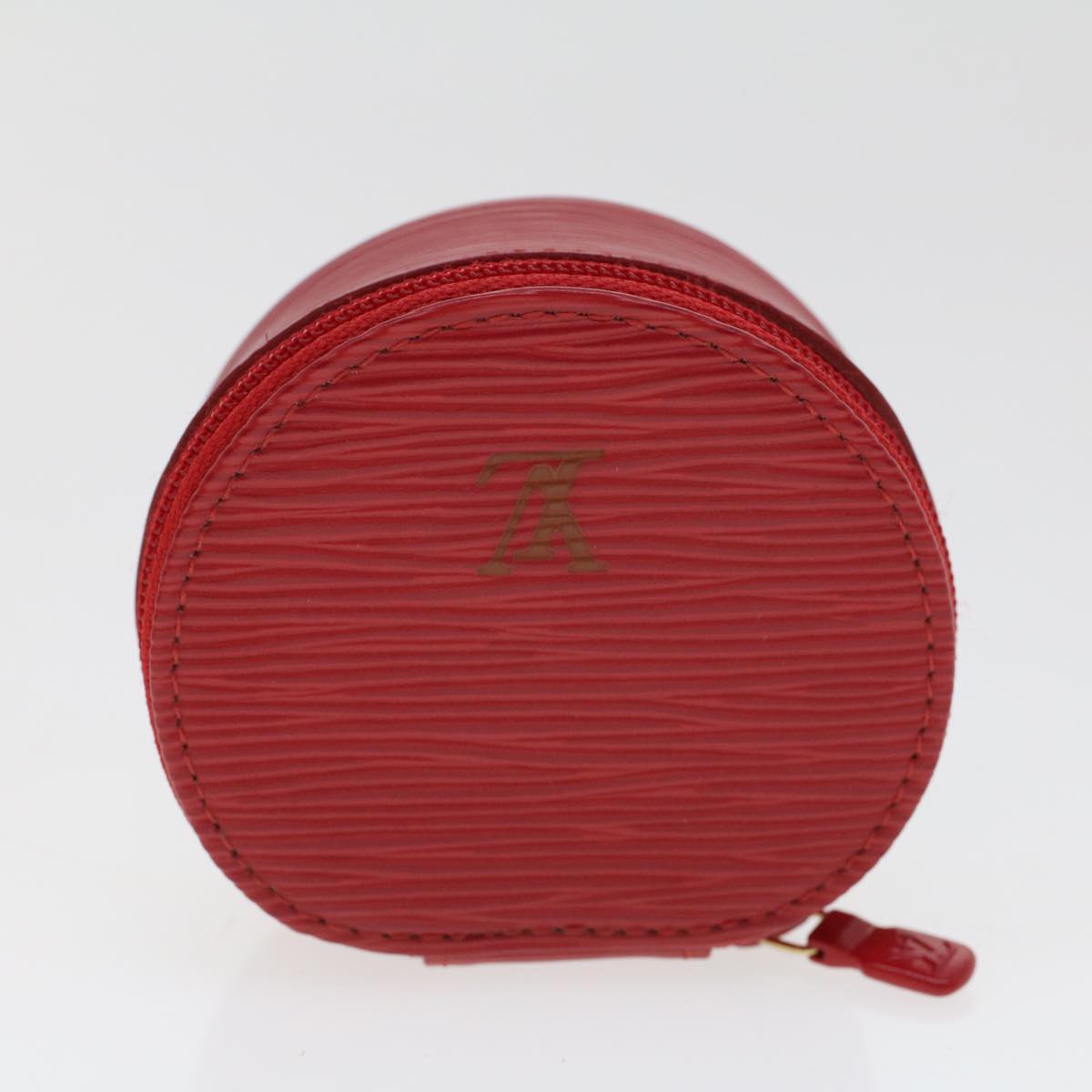 LOUIS VUITTON Epi Ecrin Bijoux 8 Jewelry Box Red M48227 LV Auth 43649