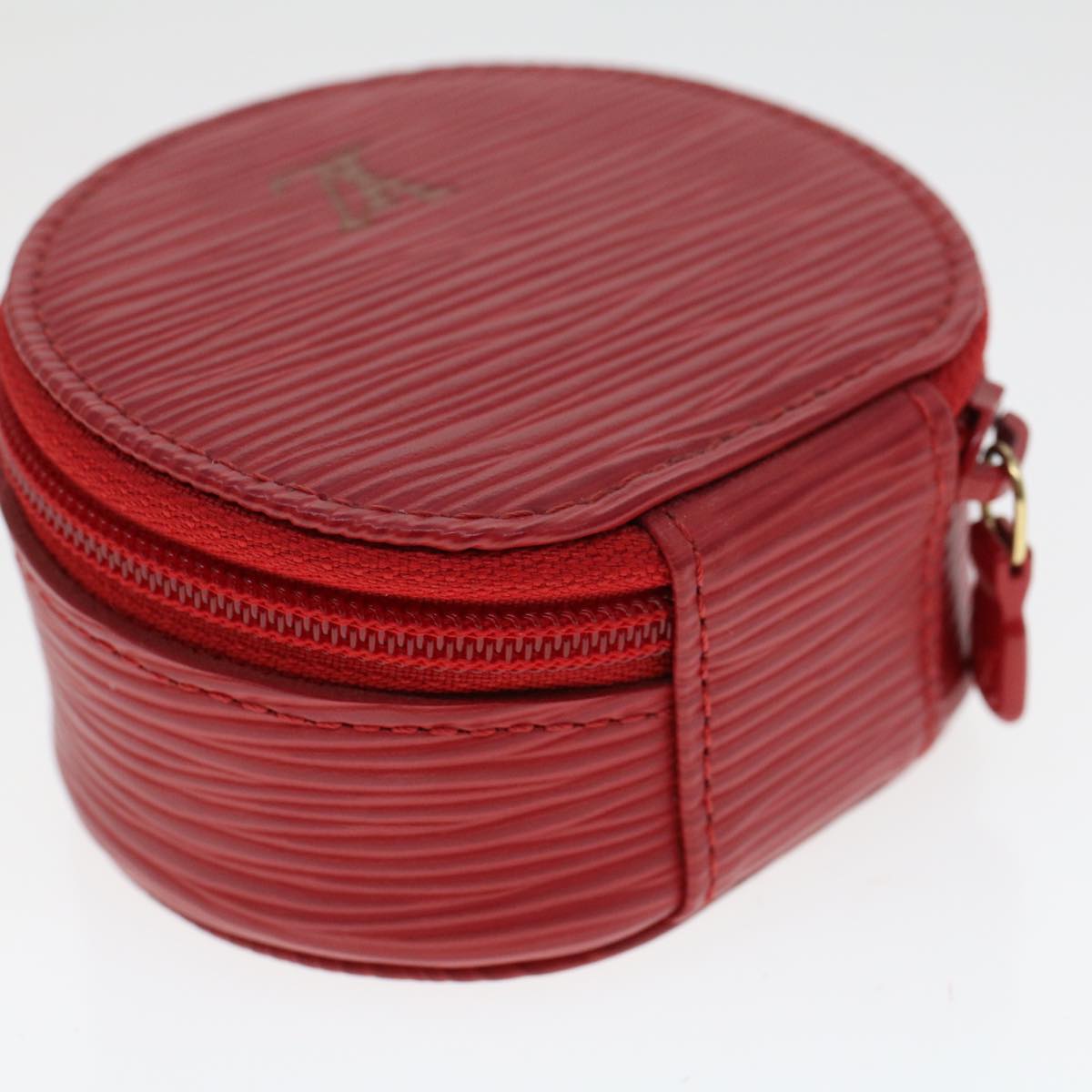 LOUIS VUITTON Epi Ecrin Bijoux 8 Jewelry Box Red M48227 LV Auth 43649