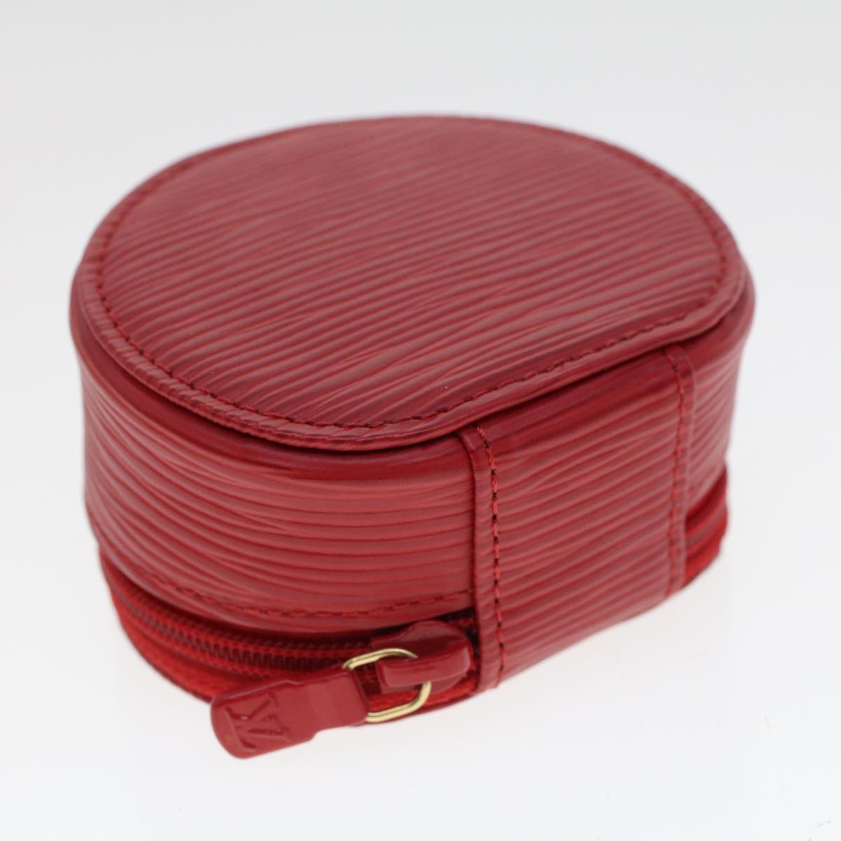 LOUIS VUITTON Epi Ecrin Bijoux 8 Jewelry Box Red M48227 LV Auth 43649