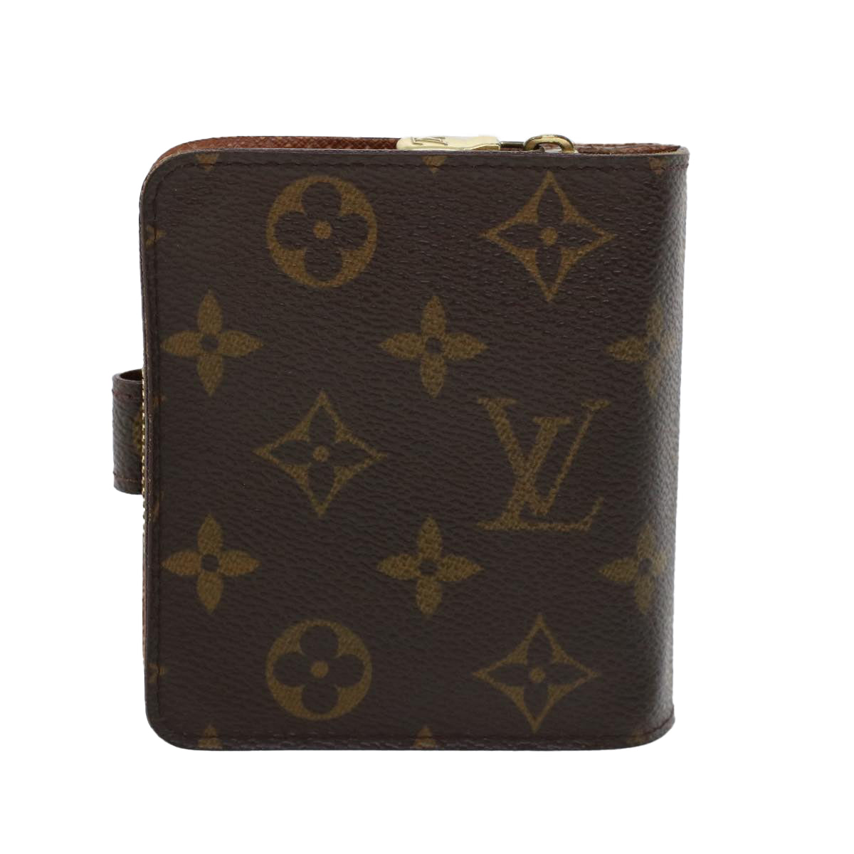 LOUIS VUITTON Monogram Compact Zip Wallet M61667 LV Auth 43725 - 0