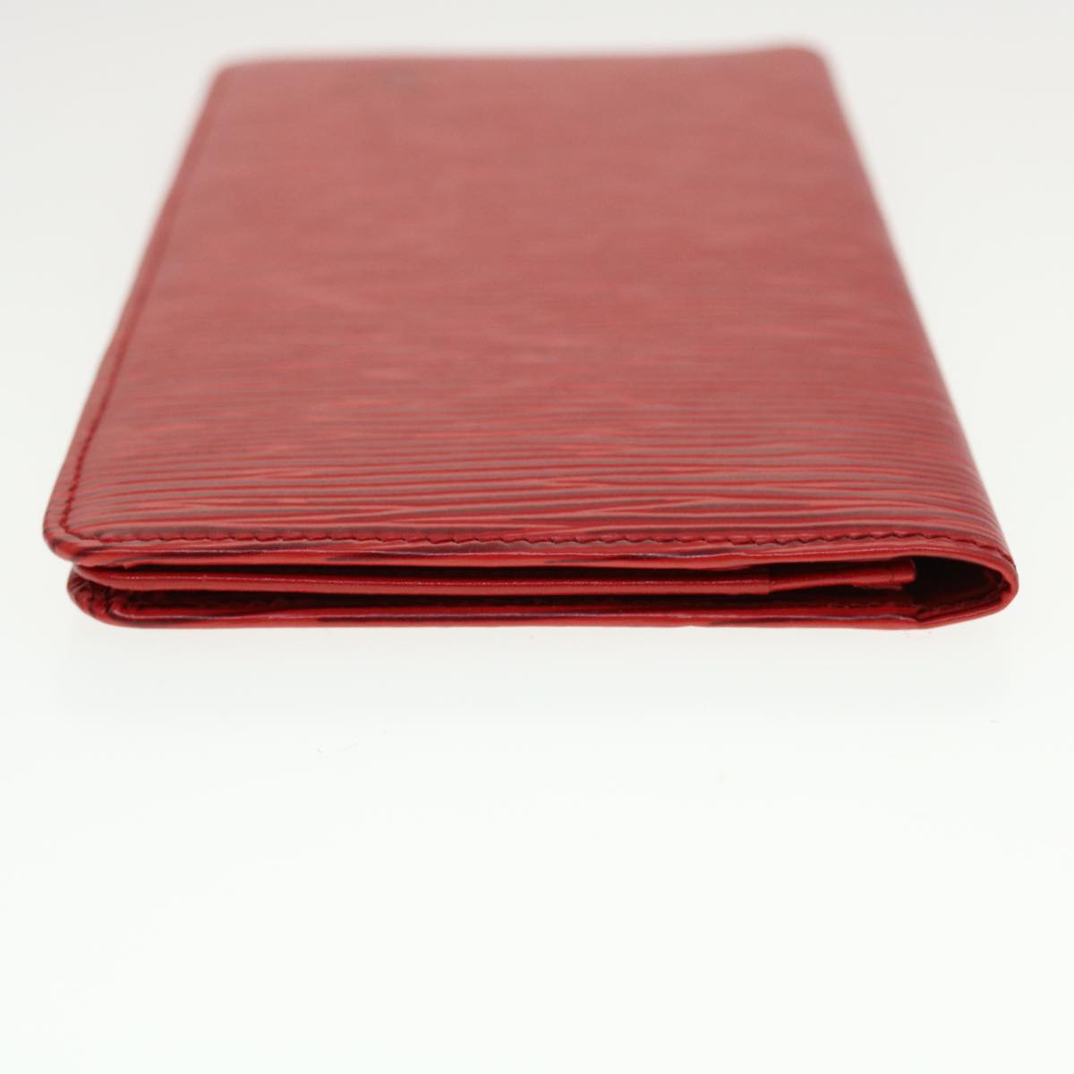 LOUIS VUITTON Epi Porte Cartes Credit Long Wallet Red M6321E LV Auth 43730