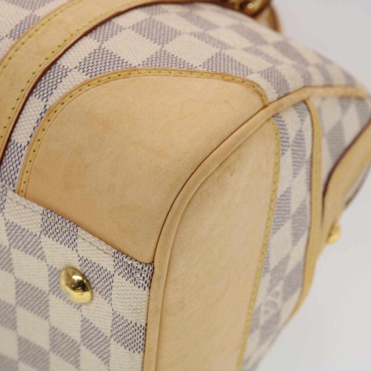 LOUIS VUITTON Damier Azur Berkeley Hand Bag N52001 LV Auth 43743