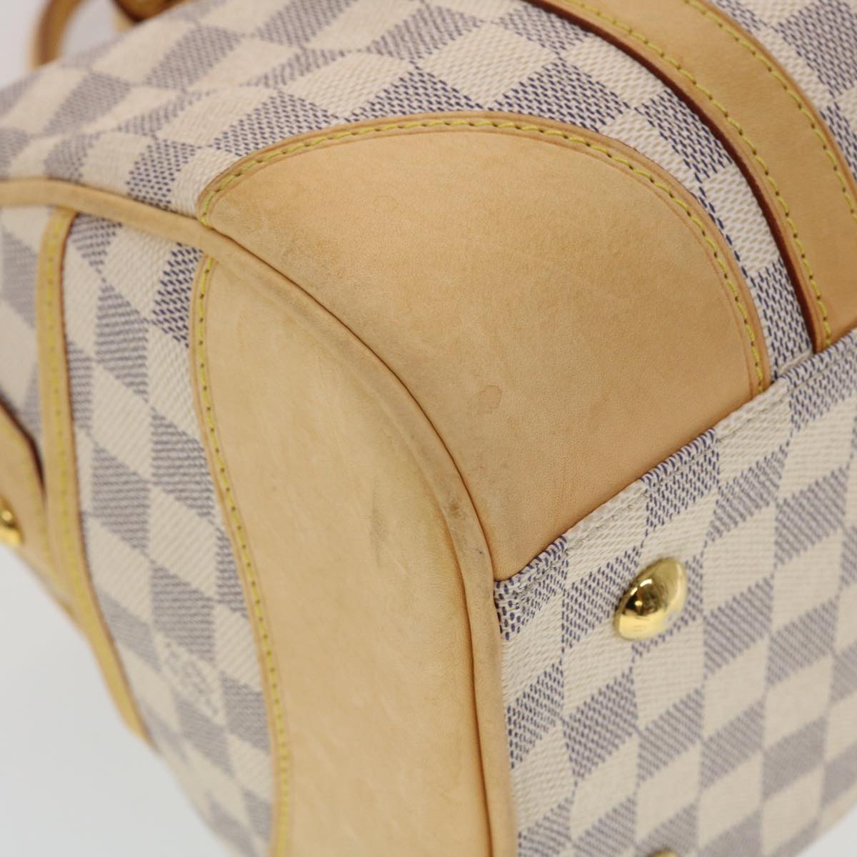 LOUIS VUITTON Damier Azur Berkeley Hand Bag N52001 LV Auth 43743