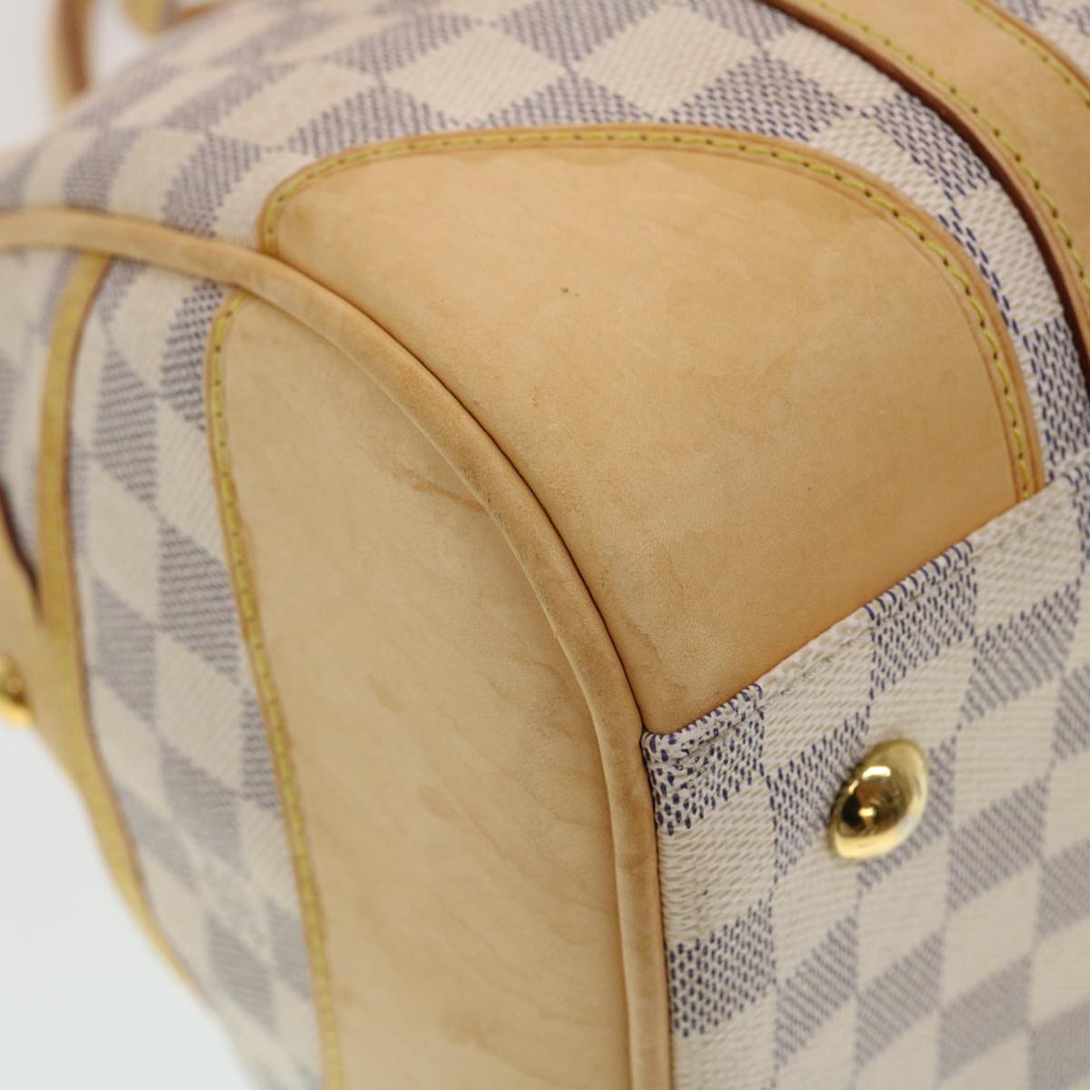 LOUIS VUITTON Damier Azur Berkeley Hand Bag N52001 LV Auth 43743