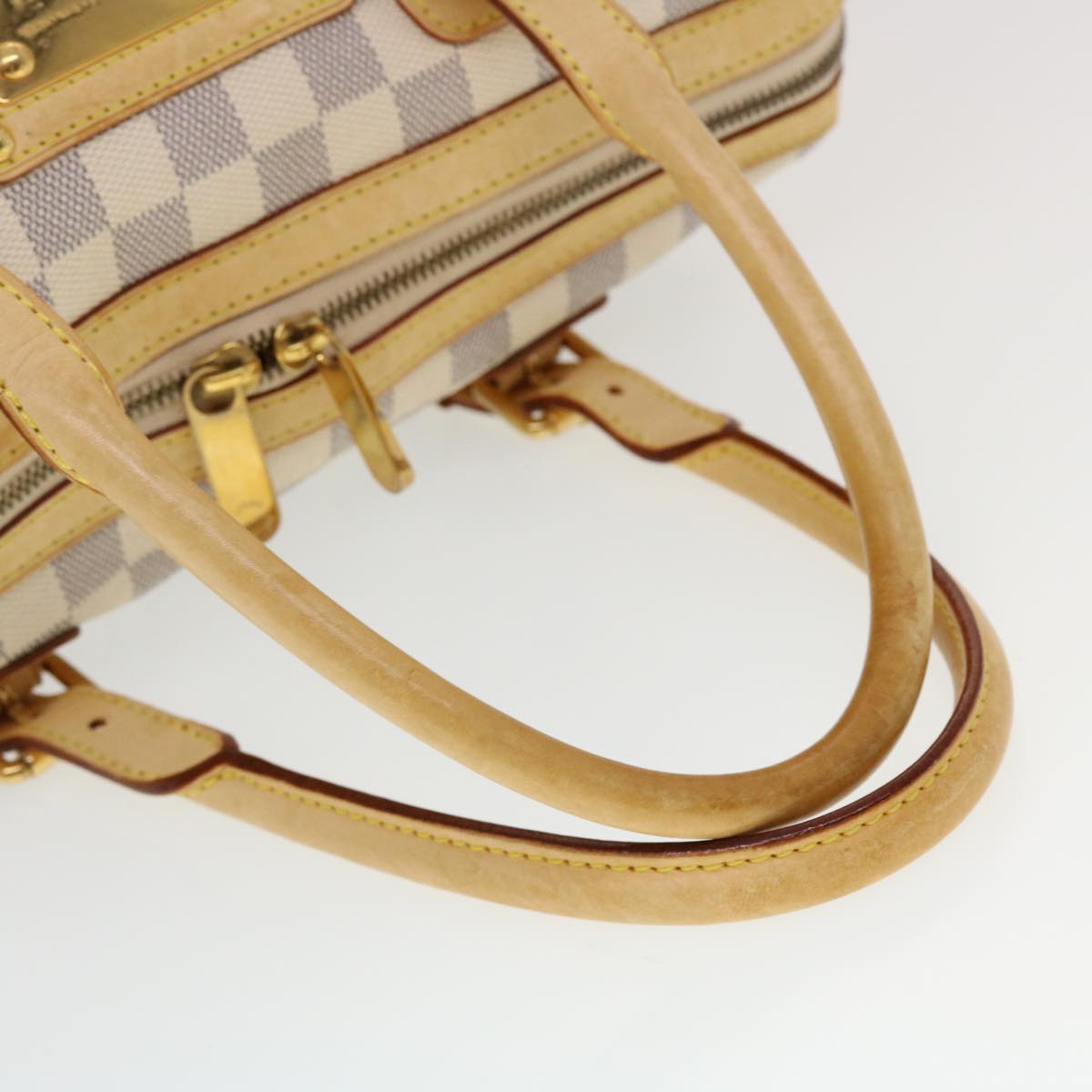 LOUIS VUITTON Damier Azur Berkeley Hand Bag N52001 LV Auth 43743