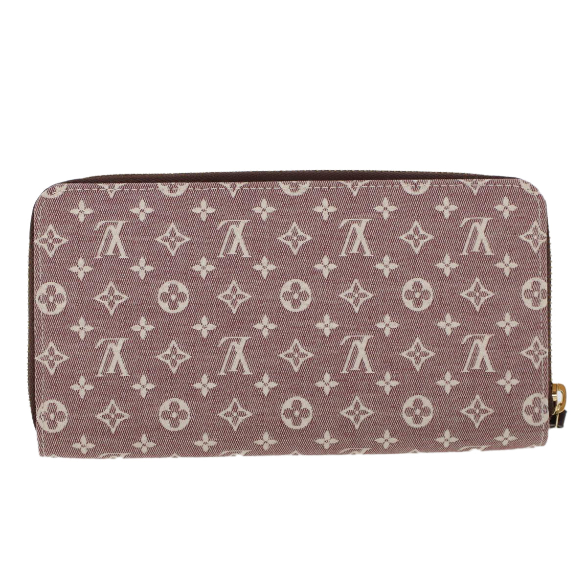 LOUIS VUITTON Monogram Idylle Zippy Wallet Long Wallet Sepia M63011 Auth 43783 - 0