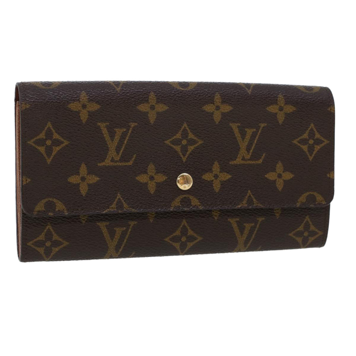 LOUIS VUITTON Monogram Portefeuille Sarah Long Wallet Vintage M60531 Auth 43786