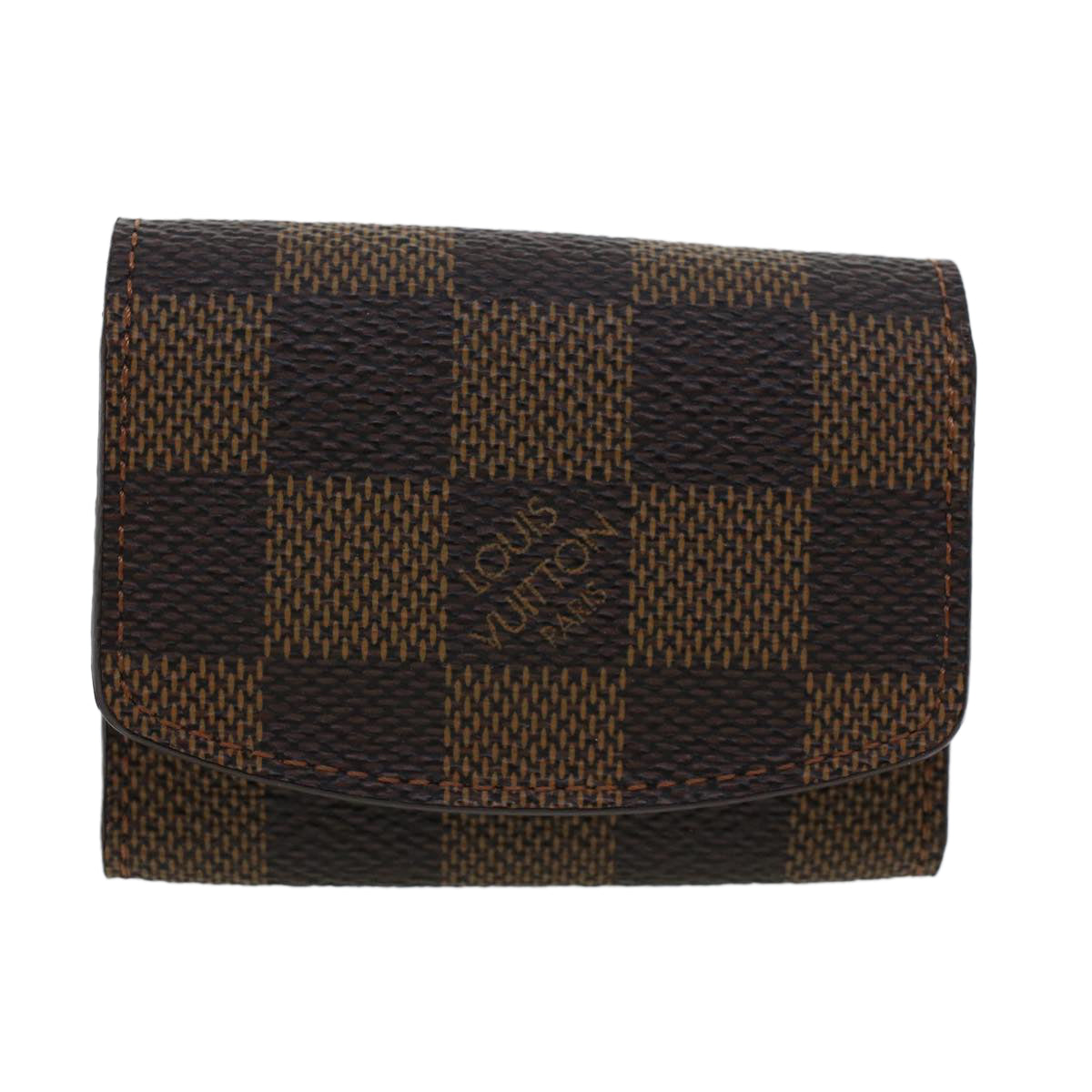 LOUIS VUITTON Damier Ebene Cuff Cadena & Kure M64601 LV Auth 43798