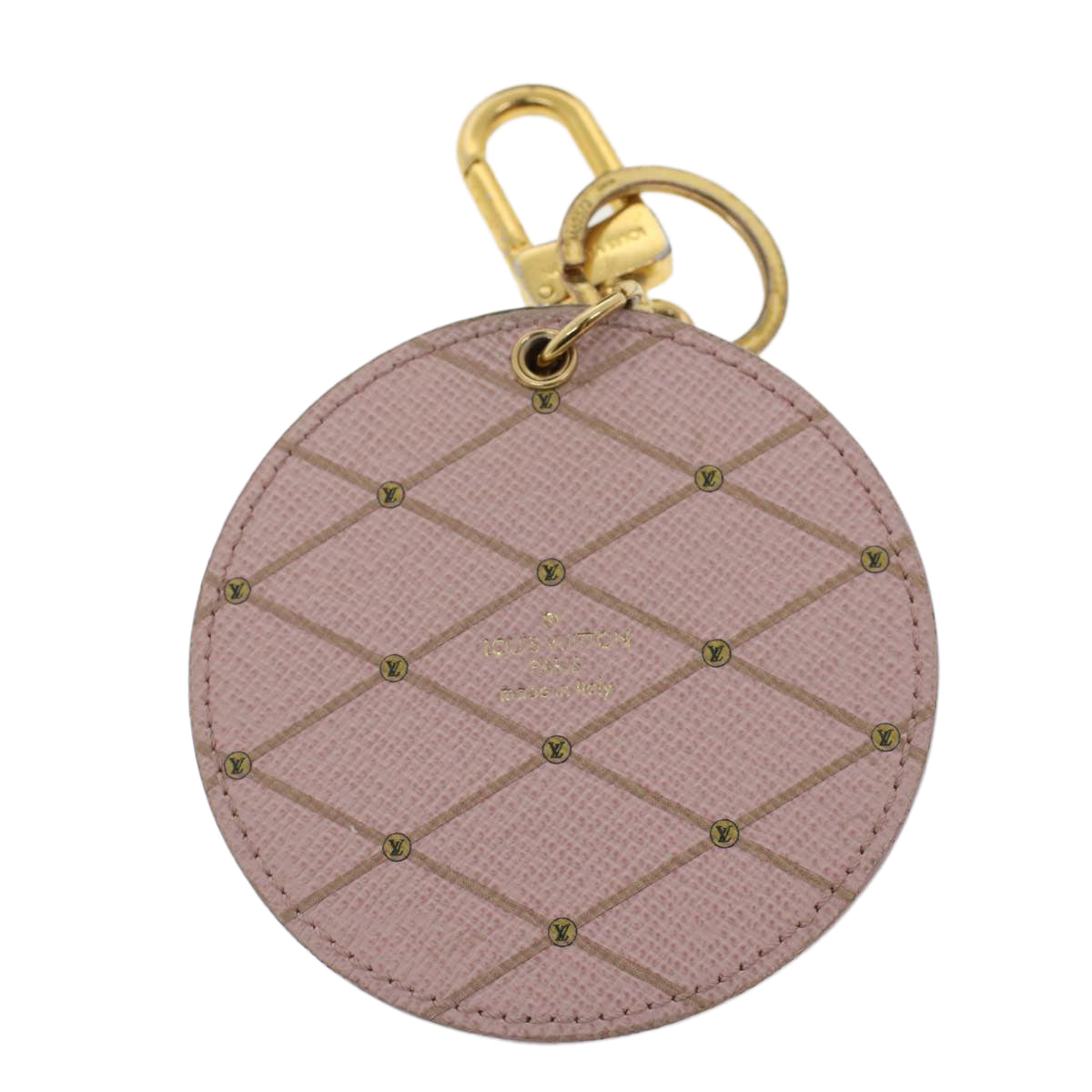 LOUIS VUITTON Damier Azur Porte Cles Illustre Trunk Key Holder M62573 LV 43802