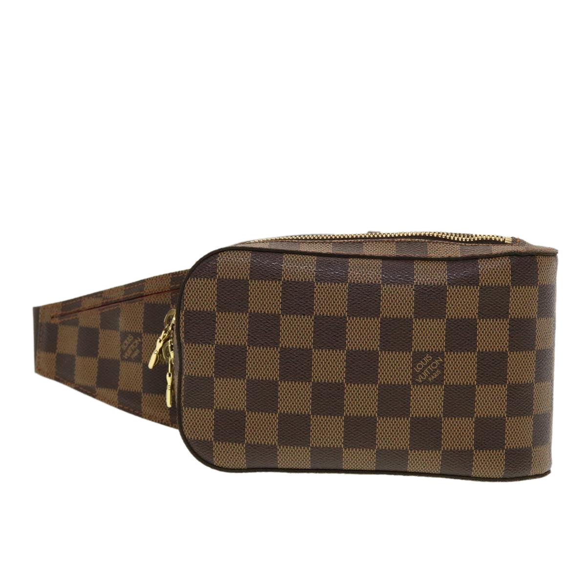 LOUIS VUITTON Damier Ebene Geronimos Shoulder Bag N51994 LV Auth 43818