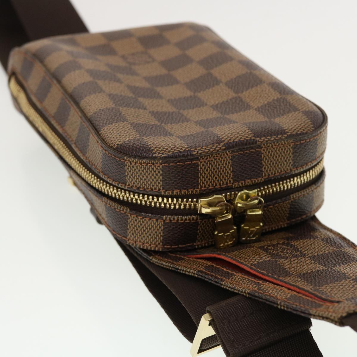 LOUIS VUITTON Damier Ebene Geronimos Shoulder Bag N51994 LV Auth 43818