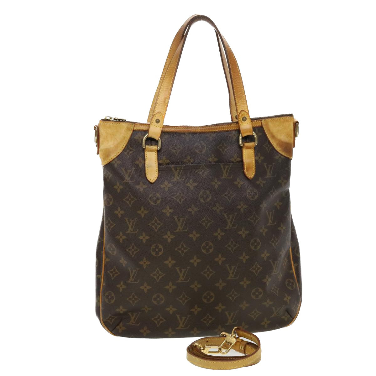 LOUIS VUITTON Monogram Odeon GM Shoulder Bag 2way M56388 LV Auth 43826