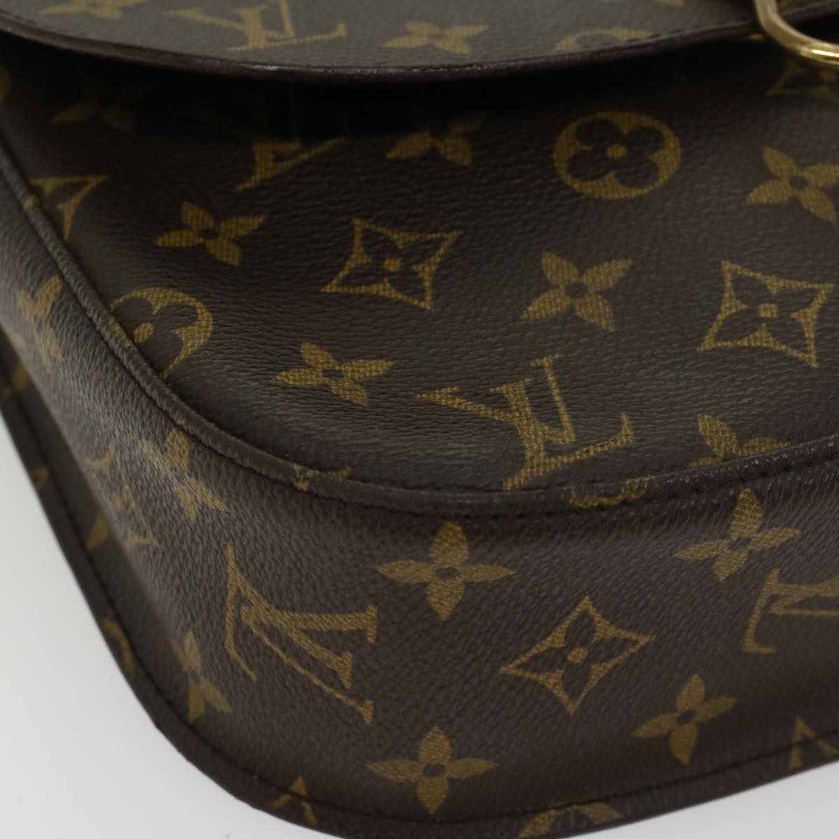 LOUIS VUITTON Monogram Saint Cloud GM Shoulder Bag M51242 LV Auth 43831