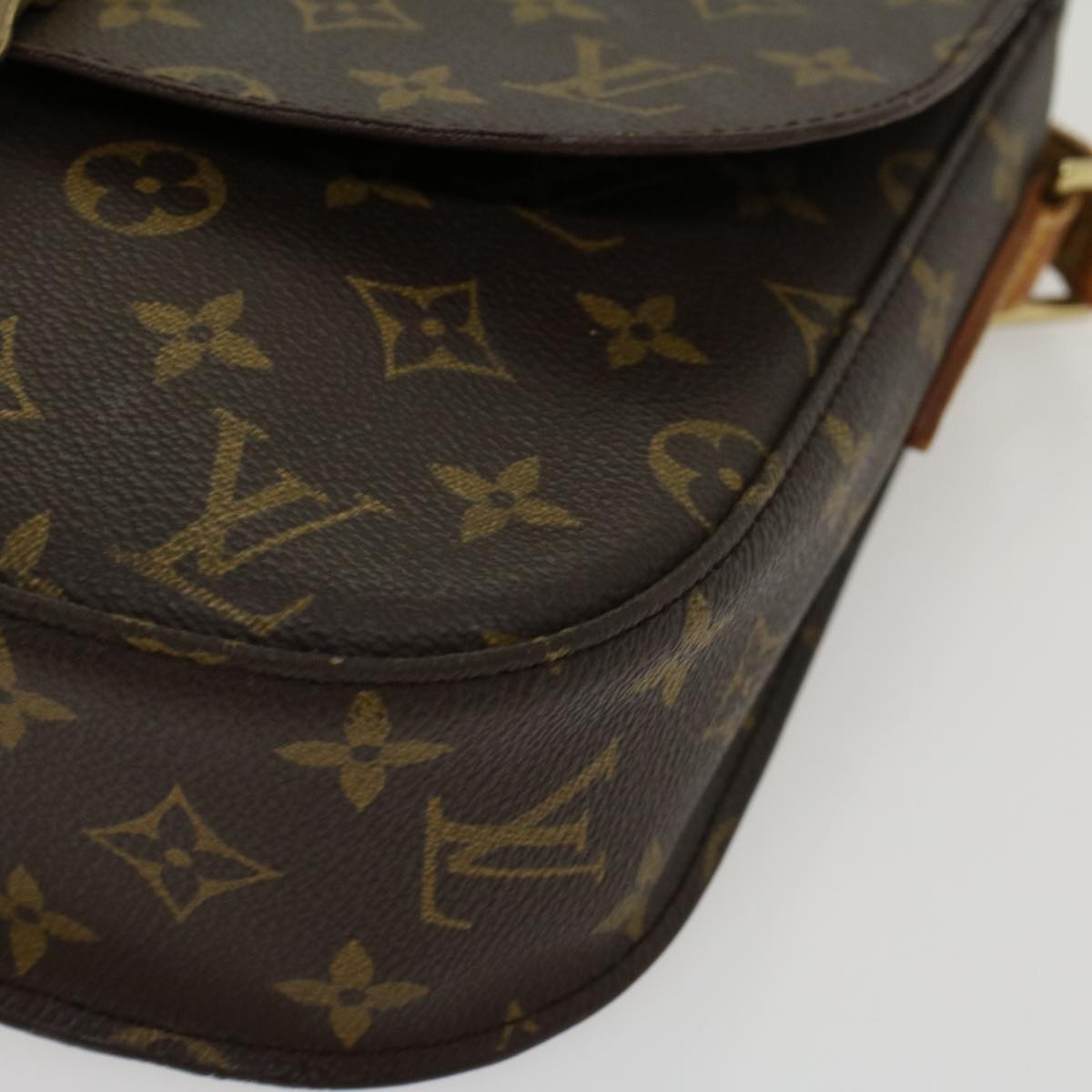 LOUIS VUITTON Monogram Saint Cloud GM Shoulder Bag M51242 LV Auth 43831