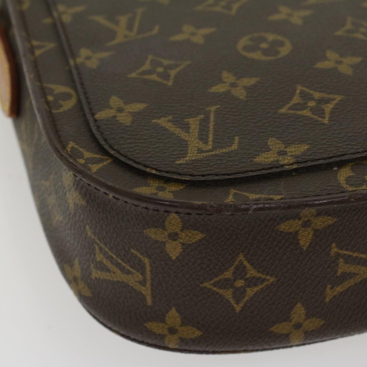 LOUIS VUITTON Monogram Saint Cloud GM Shoulder Bag M51242 LV Auth 43831