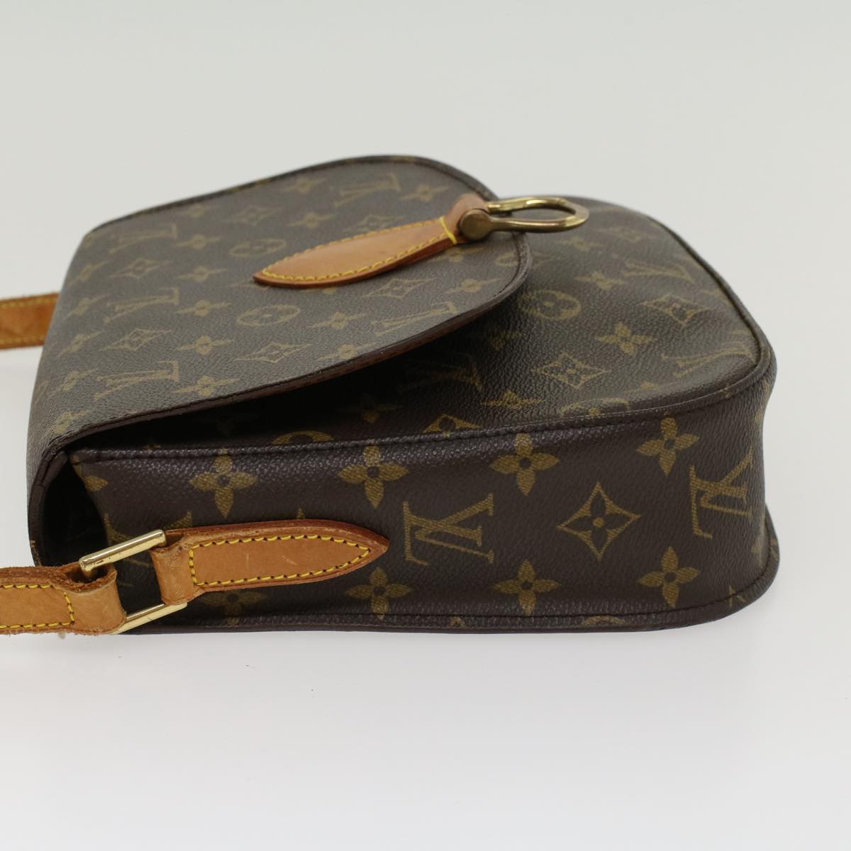 LOUIS VUITTON Monogram Saint Cloud GM Shoulder Bag M51242 LV Auth 43831