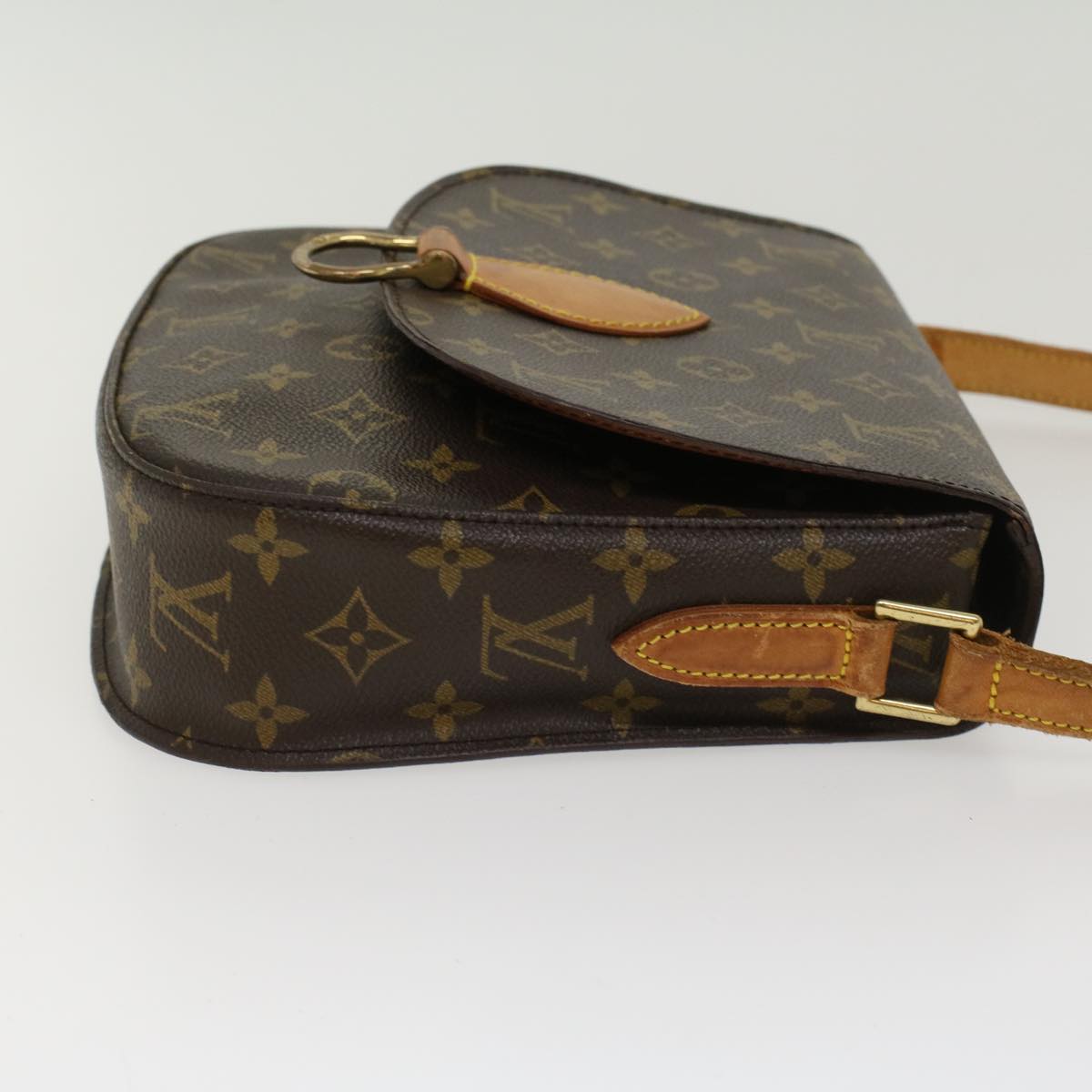 LOUIS VUITTON Monogram Saint Cloud GM Shoulder Bag M51242 LV Auth 43831