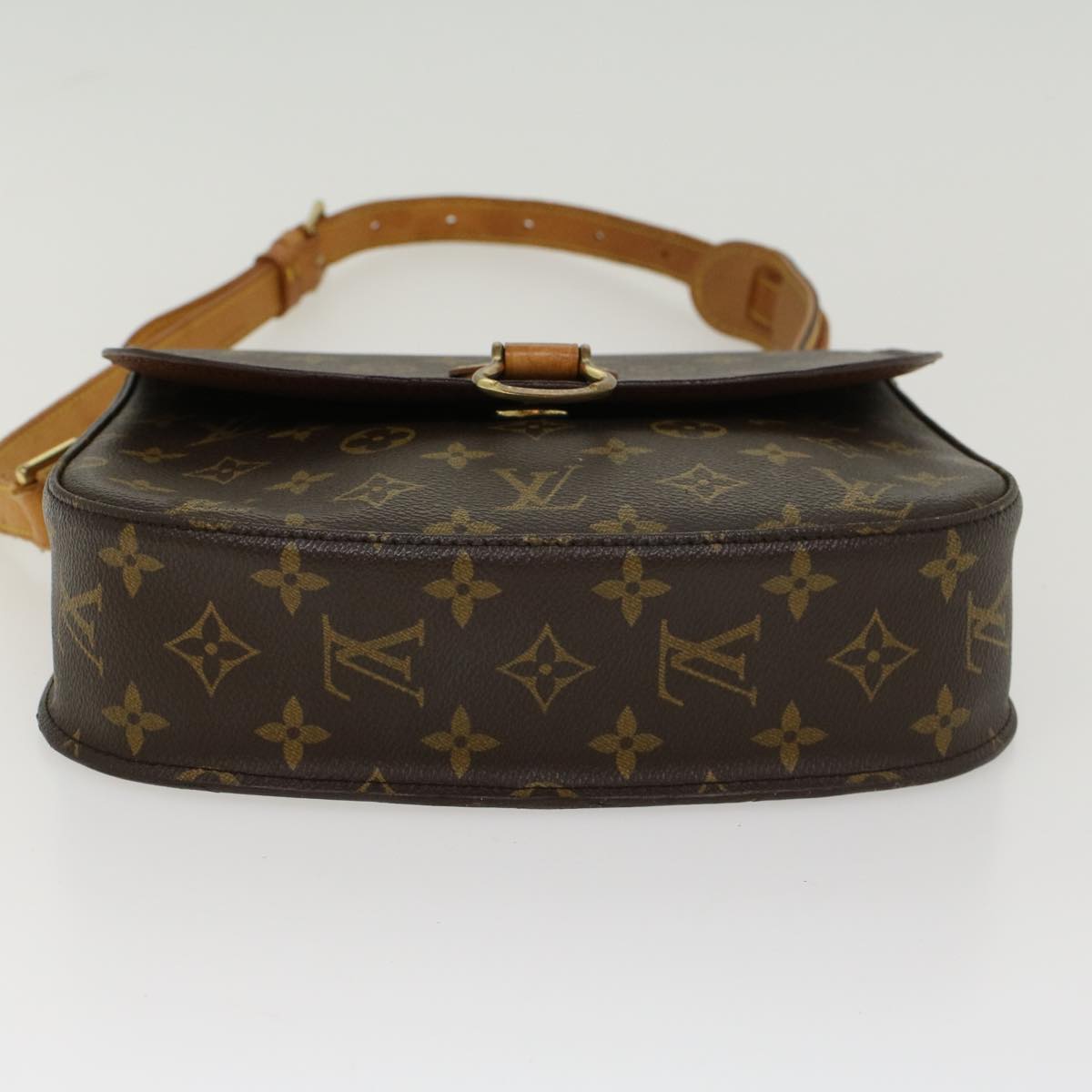 LOUIS VUITTON Monogram Saint Cloud GM Shoulder Bag M51242 LV Auth 43831