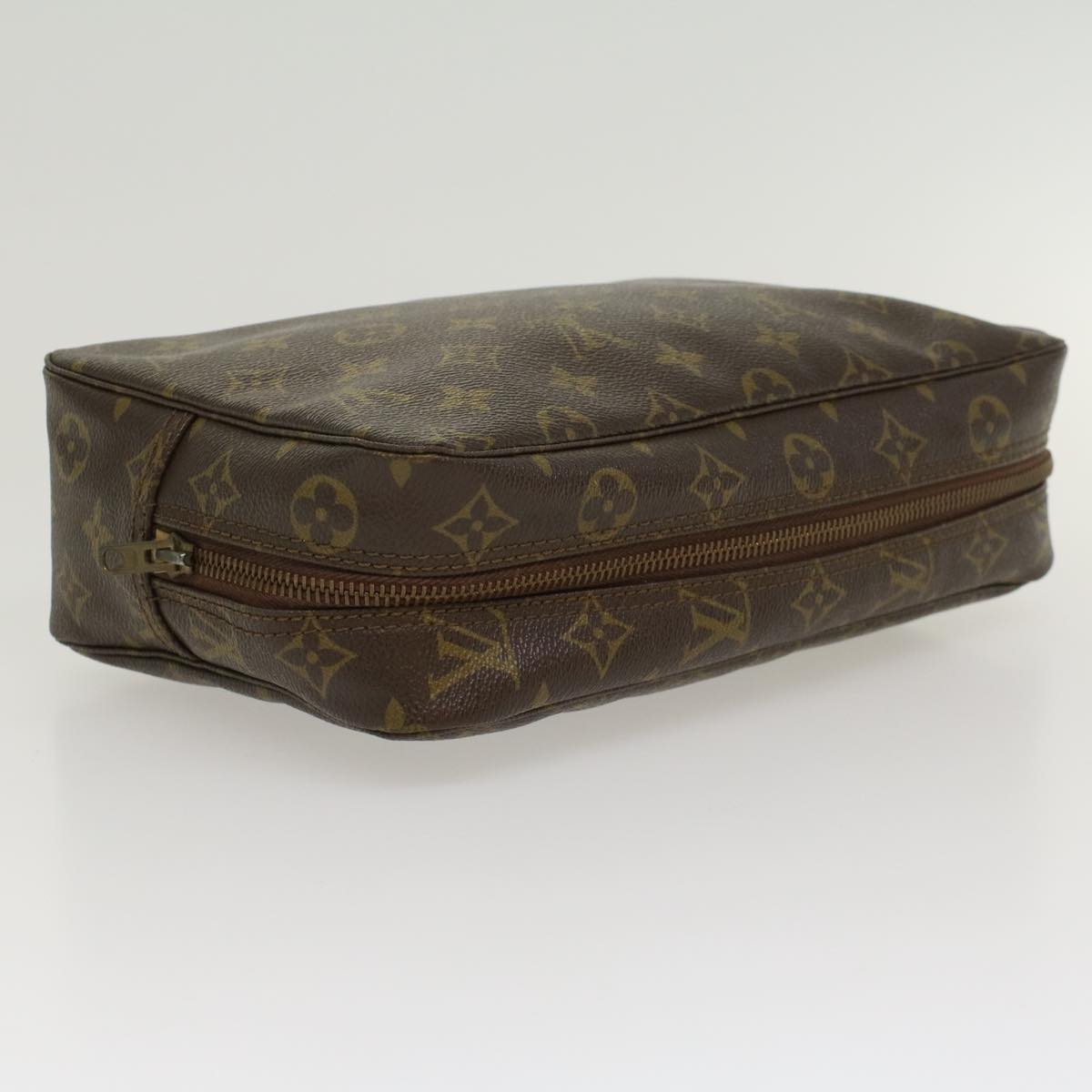 LOUIS VUITTON Monogram Trousse Toilette 28 Clutch Bag M47522 LV Auth 43835