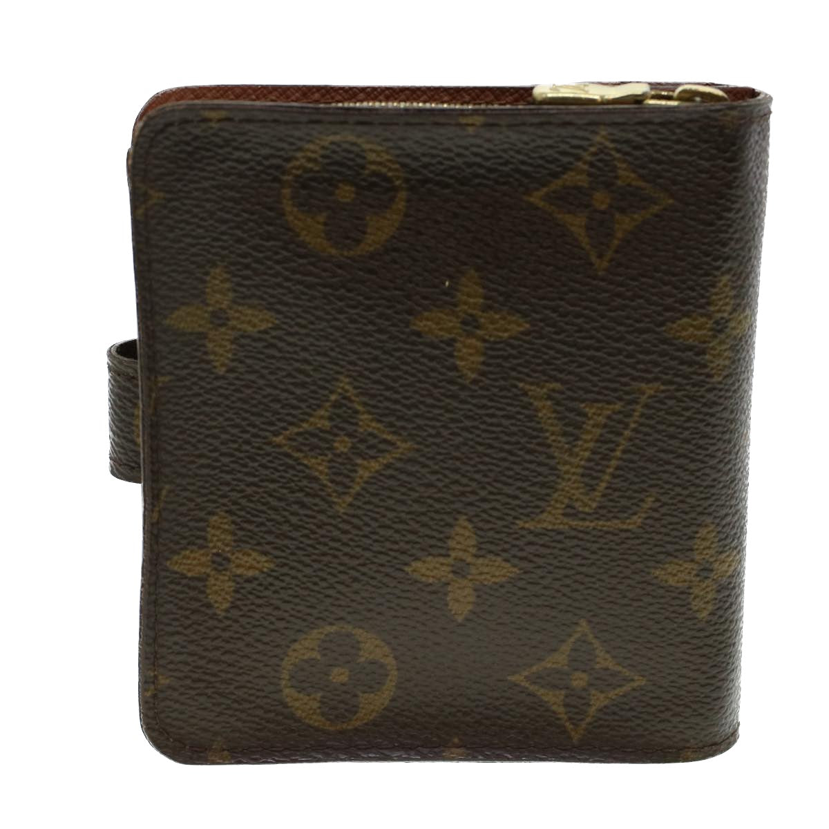 LOUIS VUITTON Monogram Compact Zip Wallet M61667 LV Auth 43836 - 0