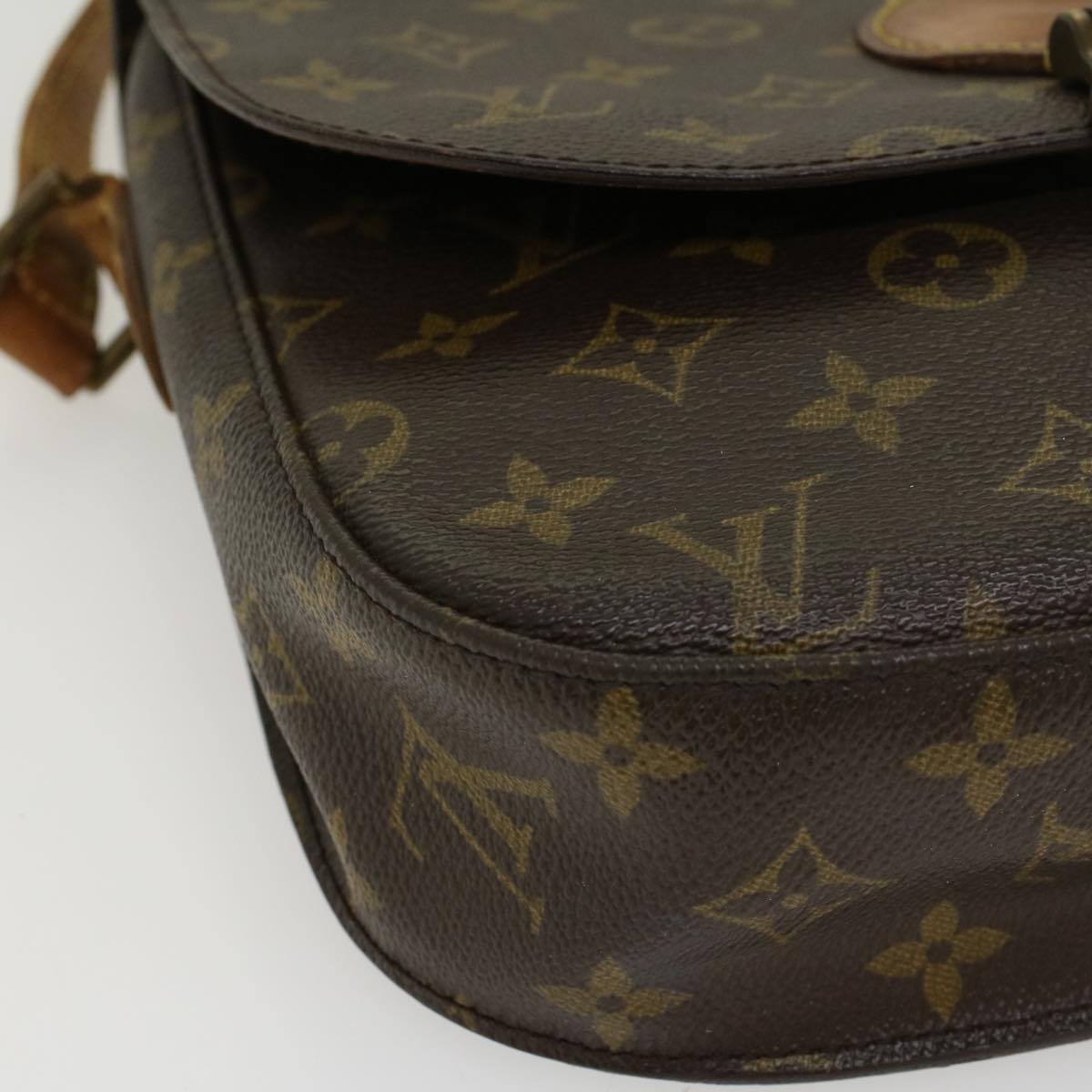 LOUIS VUITTON Monogram Saint Cloud GM Shoulder Bag M51242 LV Auth 43840