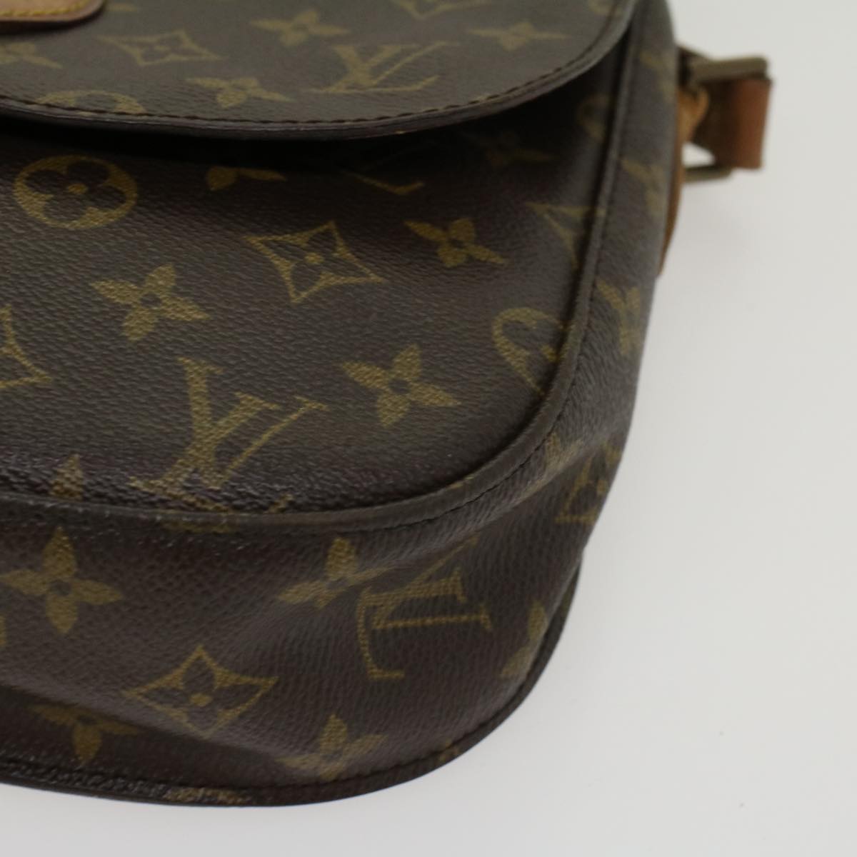 LOUIS VUITTON Monogram Saint Cloud GM Shoulder Bag M51242 LV Auth 43840