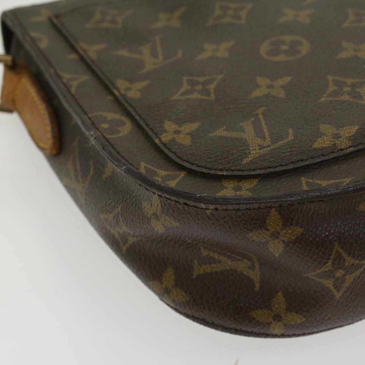 LOUIS VUITTON Monogram Saint Cloud GM Shoulder Bag M51242 LV Auth 43840