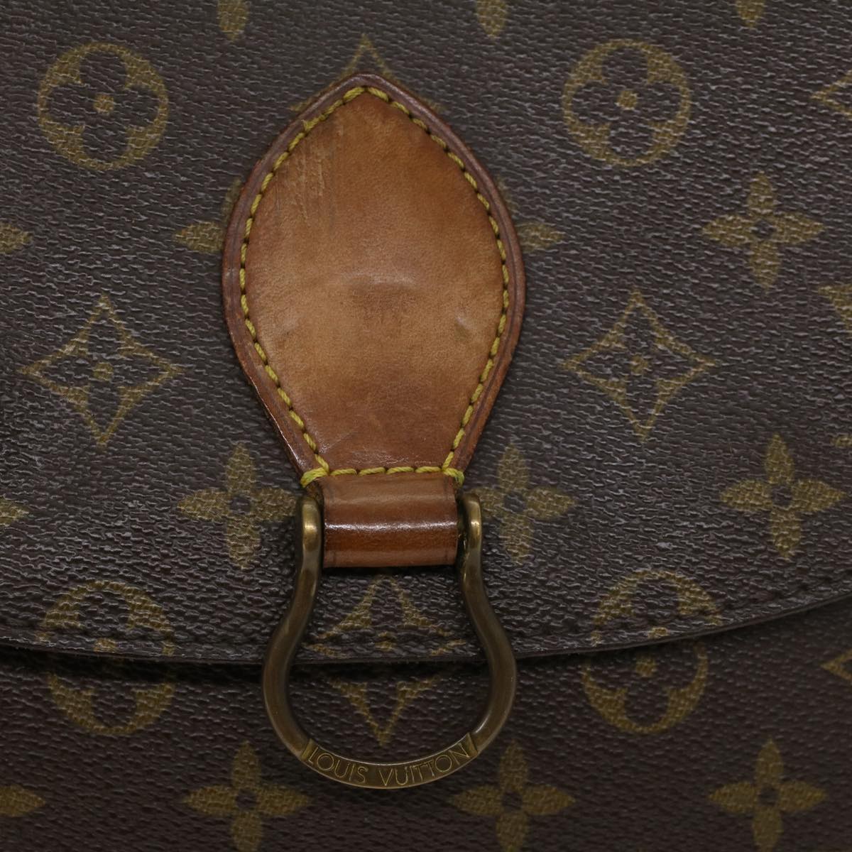 LOUIS VUITTON Monogram Saint Cloud GM Shoulder Bag M51242 LV Auth 43840