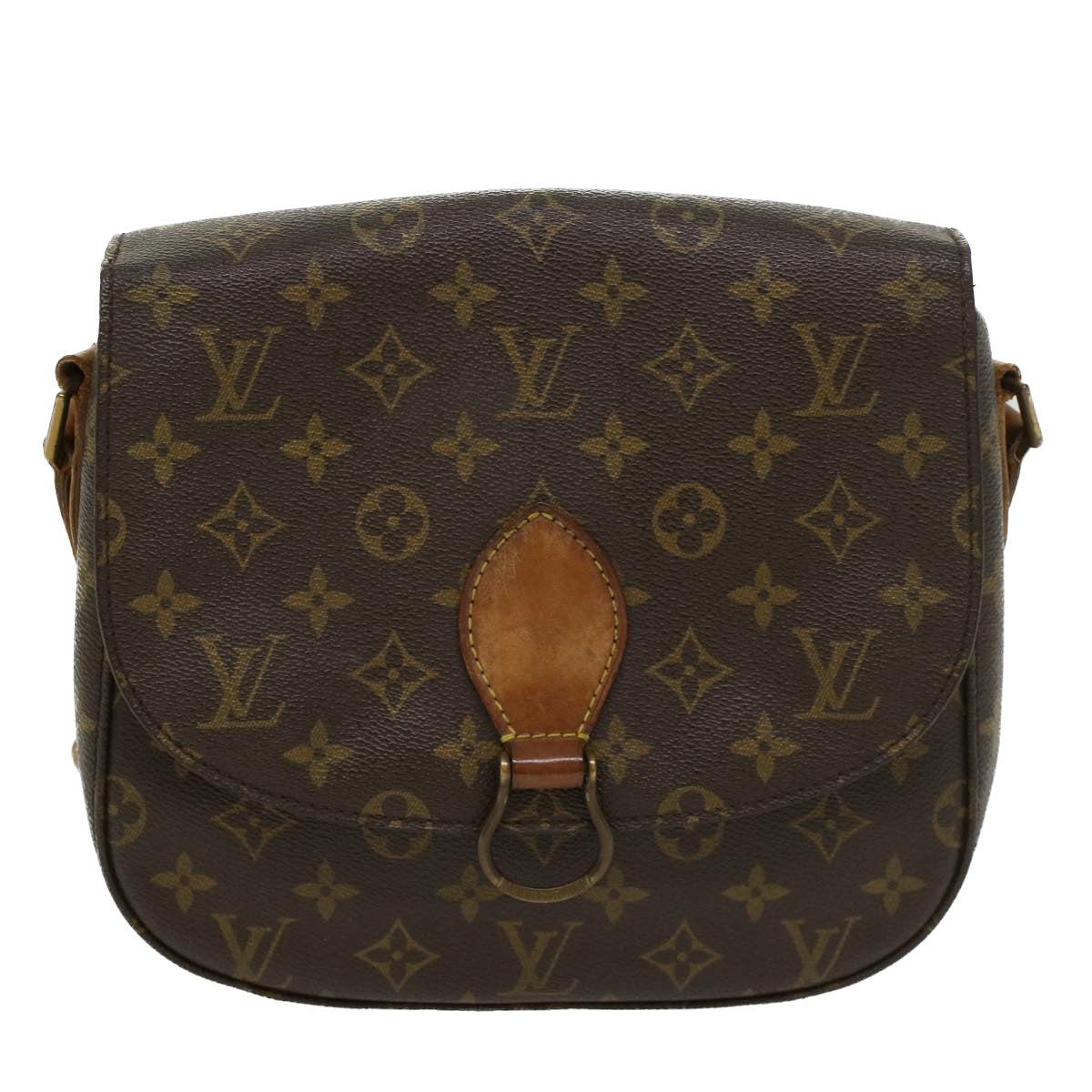 LOUIS VUITTON Monogram Saint Cloud GM Shoulder Bag M51242 LV Auth 43840