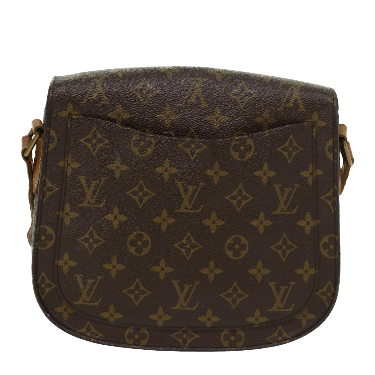 LOUIS VUITTON Monogram Saint Cloud GM Shoulder Bag M51242 LV Auth 43840