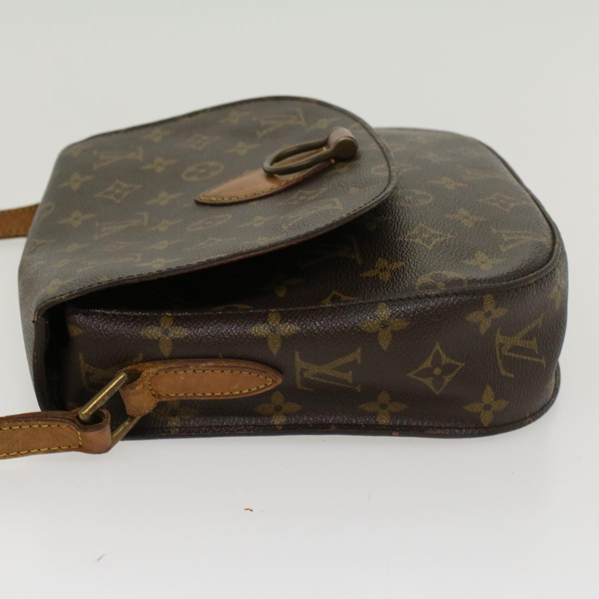 LOUIS VUITTON Monogram Saint Cloud GM Shoulder Bag M51242 LV Auth 43840