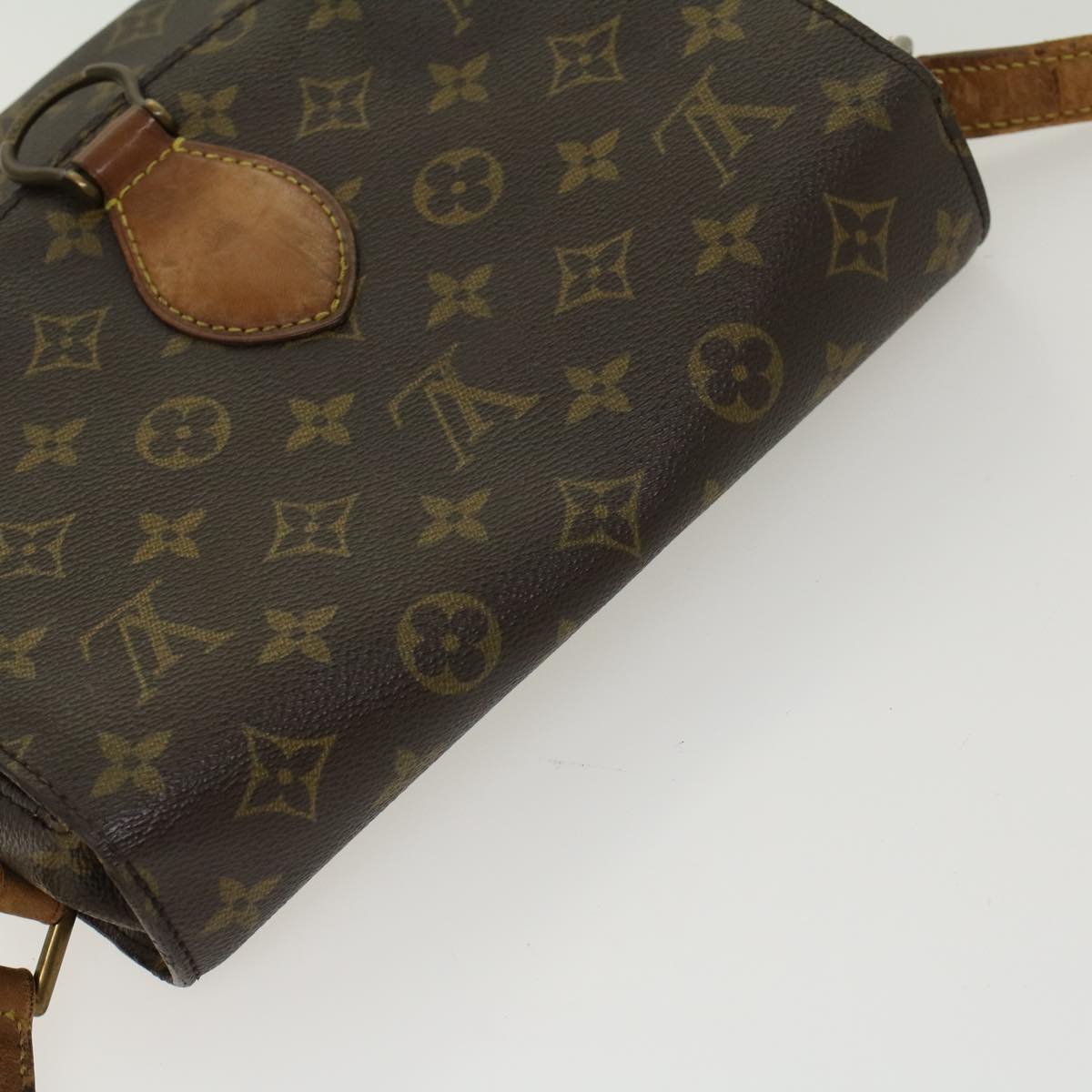 LOUIS VUITTON Monogram Saint Cloud GM Shoulder Bag M51242 LV Auth 43840