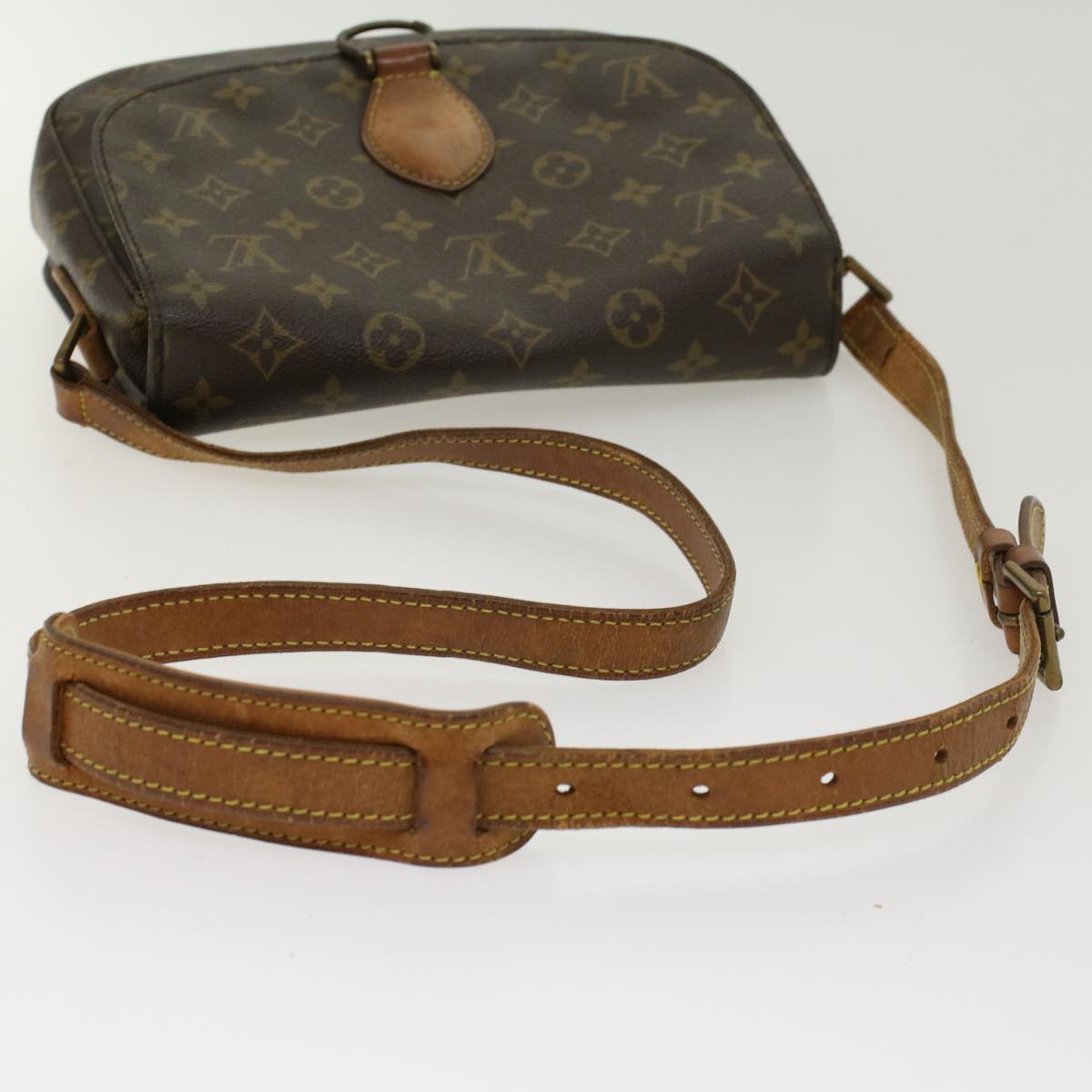 LOUIS VUITTON Monogram Saint Cloud GM Shoulder Bag M51242 LV Auth 43840