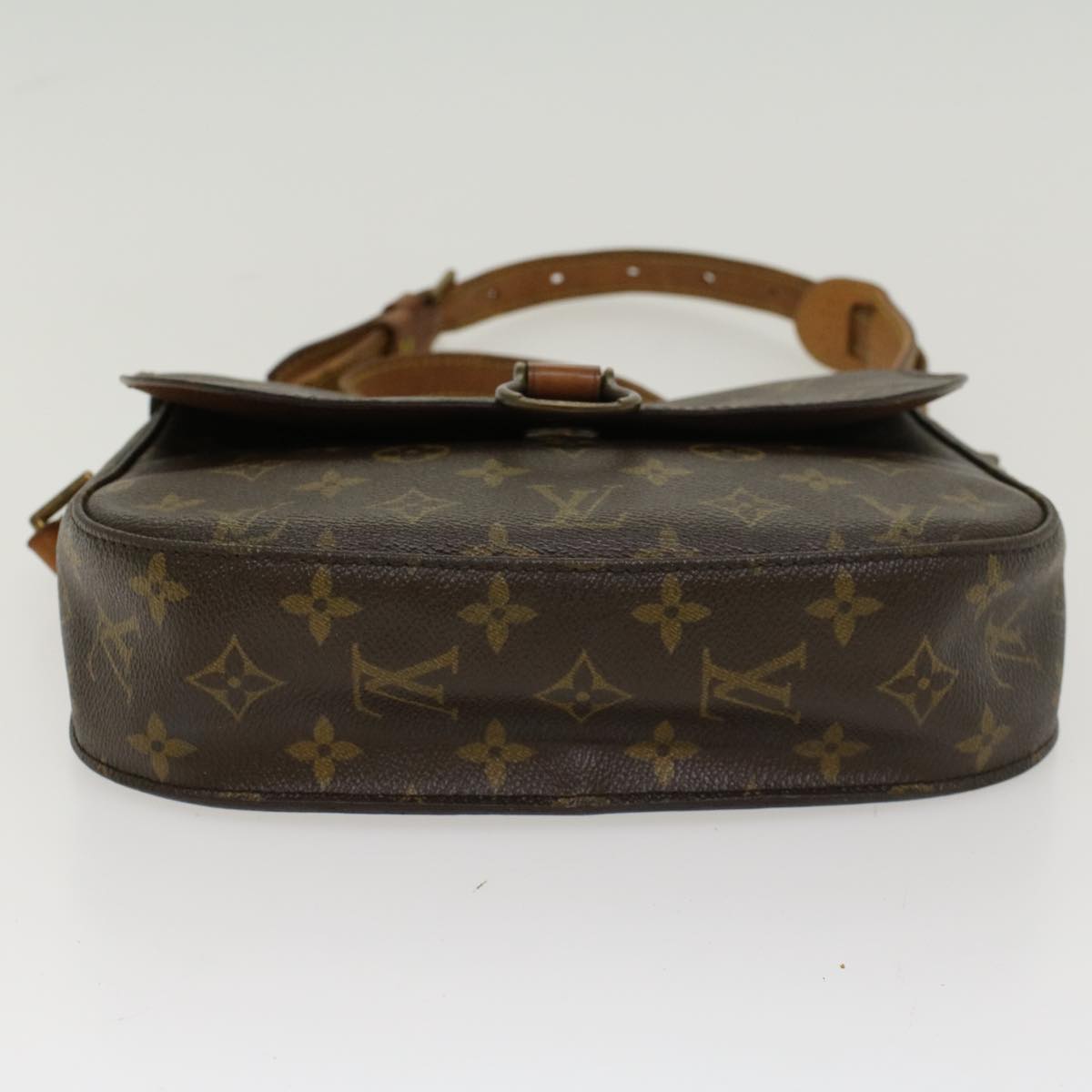 LOUIS VUITTON Monogram Saint Cloud GM Shoulder Bag M51242 LV Auth 43840