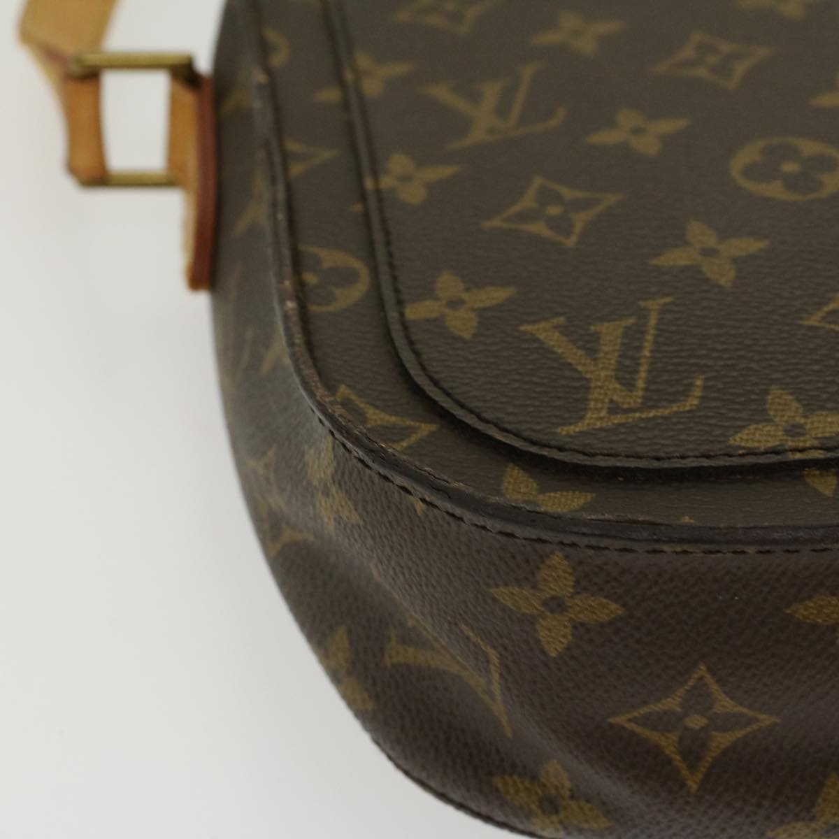 LOUIS VUITTON Monogram Saint Cloud GM Shoulder Bag M51242 LV Auth 43845