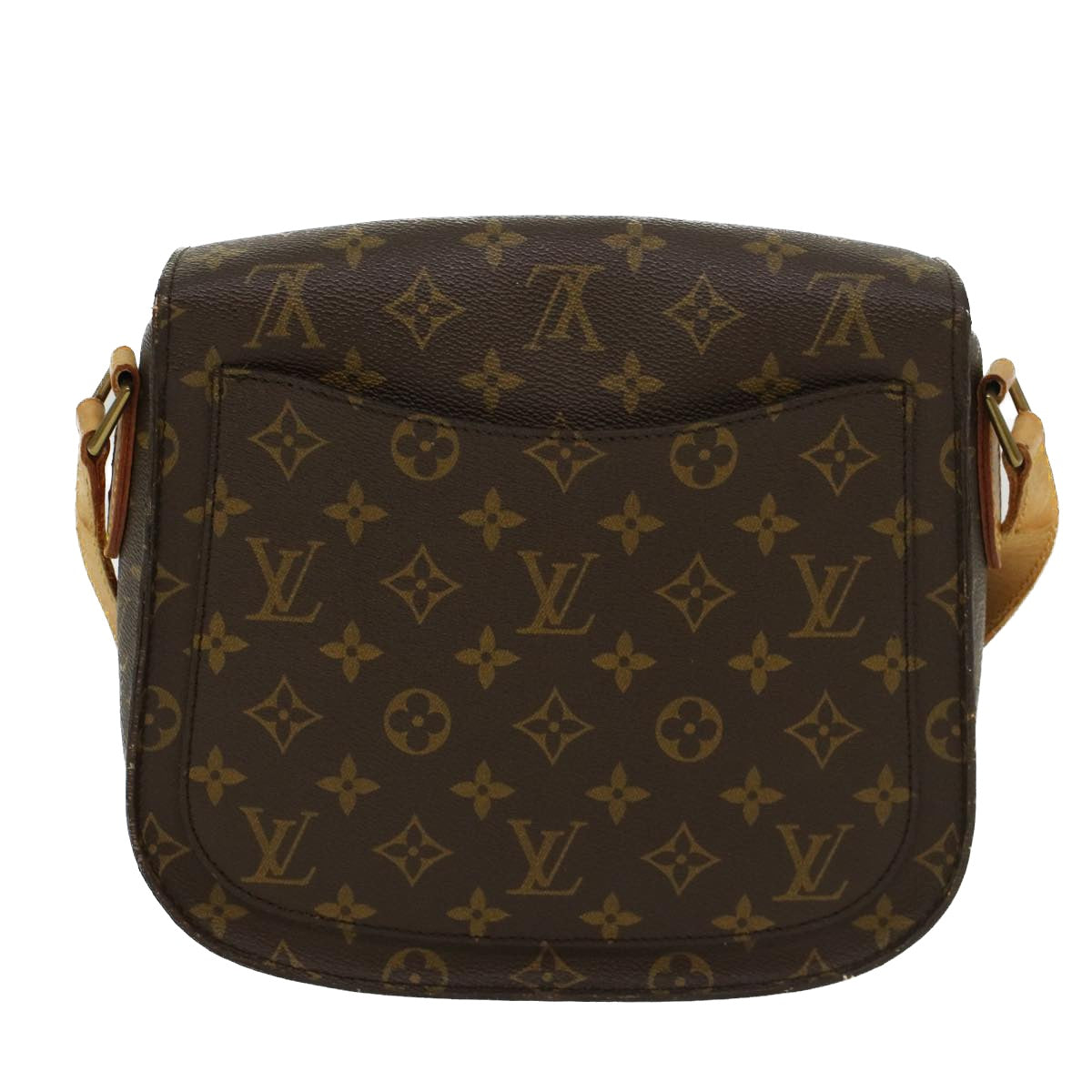 LOUIS VUITTON Monogram Saint Cloud GM Shoulder Bag M51242 LV Auth 43845