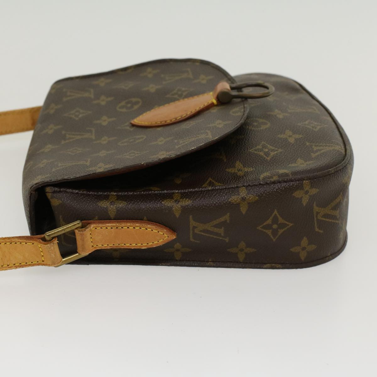 LOUIS VUITTON Monogram Saint Cloud GM Shoulder Bag M51242 LV Auth 43845