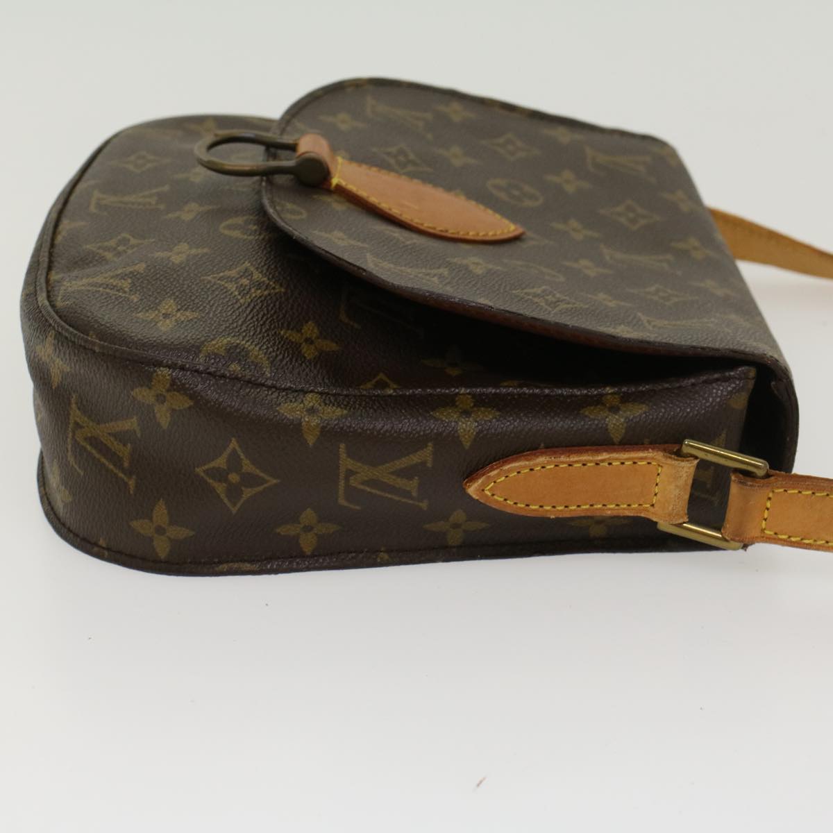 LOUIS VUITTON Monogram Saint Cloud GM Shoulder Bag M51242 LV Auth 43845