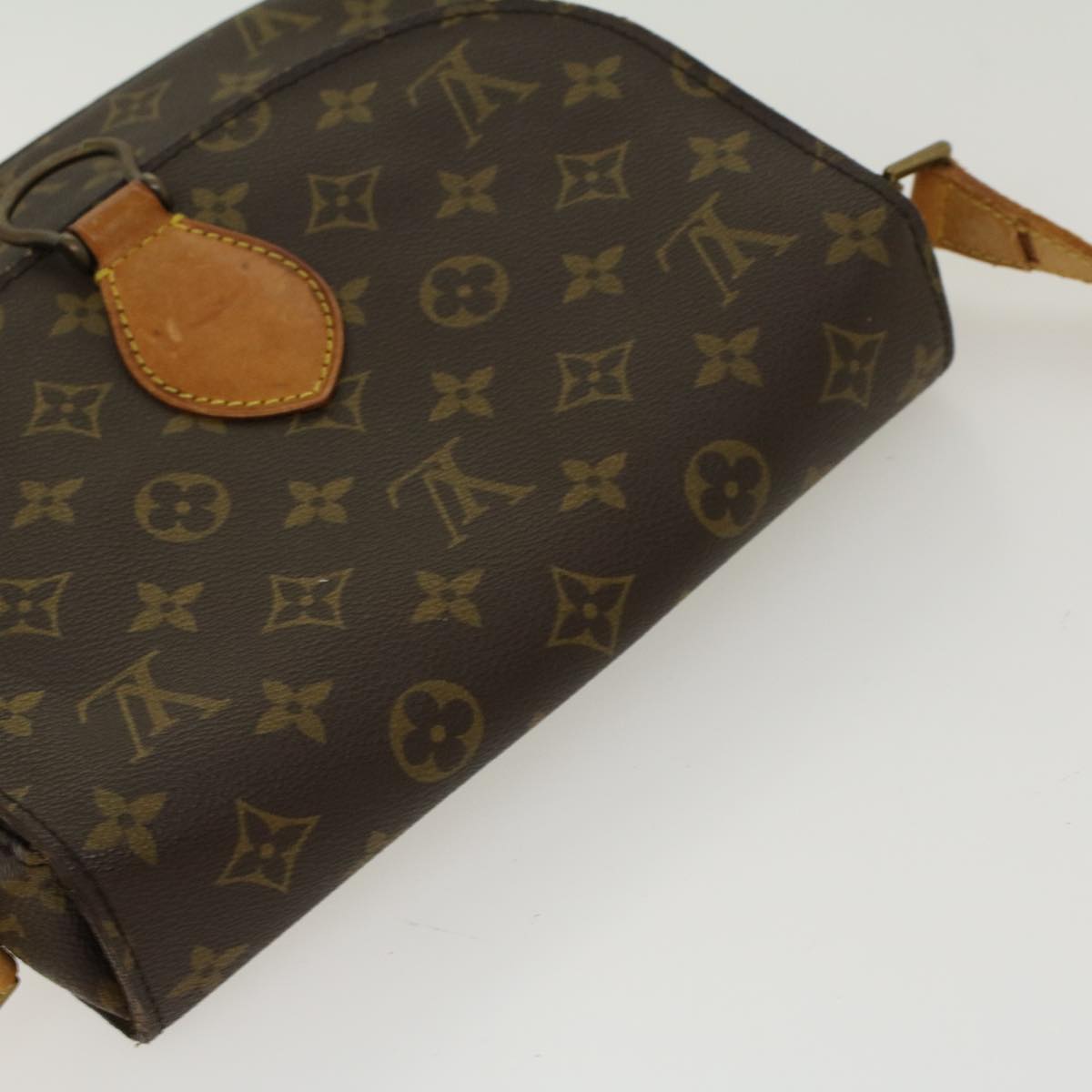 LOUIS VUITTON Monogram Saint Cloud GM Shoulder Bag M51242 LV Auth 43845